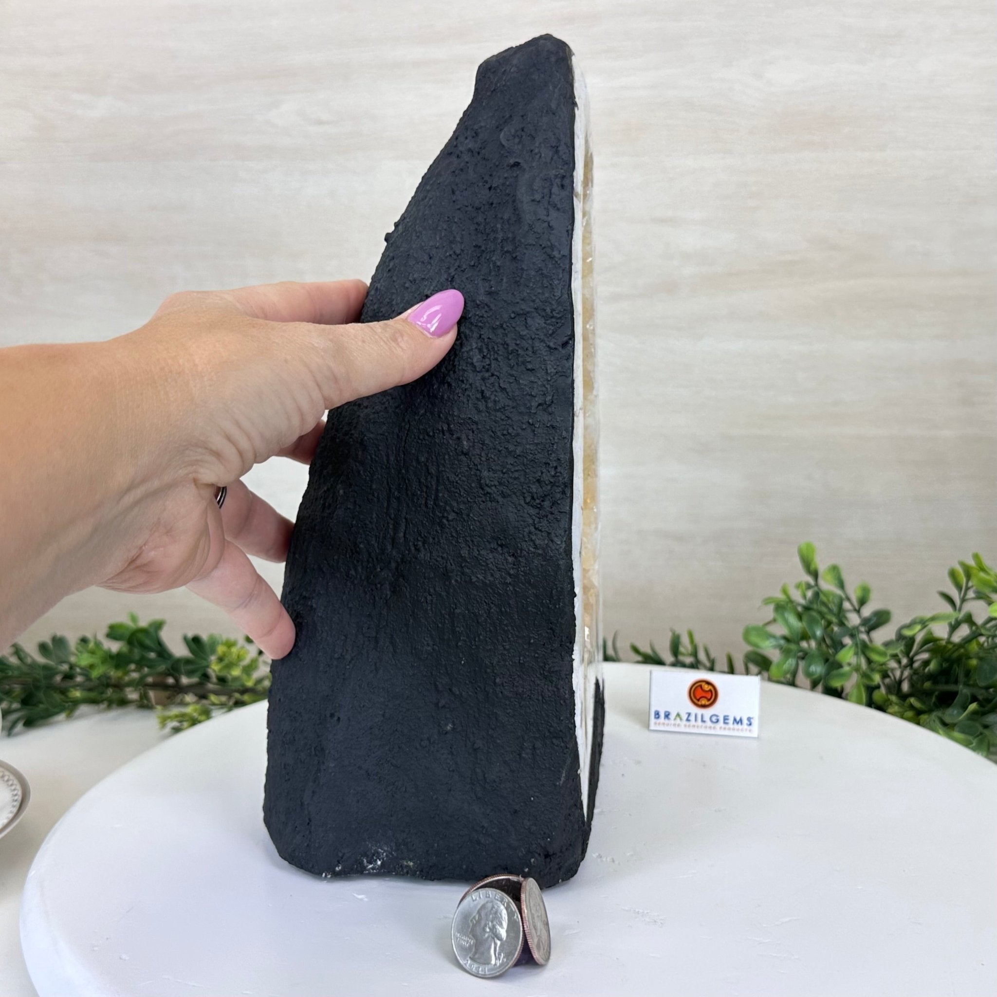 Standard Plus Quality Citrine Cathedral, 11.9 lbs & 10.9" Tall 5603 - 0353 - Brazil GemsBrazil GemsStandard Plus Quality Citrine Cathedral, 11.9 lbs & 10.9" Tall 5603 - 0353Cathedrals5603 - 0353