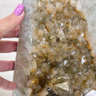 Standard Plus Quality Citrine Cathedral, 43 lbs & 12.2" Tall 5603 - 0360 - Brazil GemsBrazil GemsStandard Plus Quality Citrine Cathedral, 43 lbs & 12.2" Tall 5603 - 0360Cathedrals5603 - 0360