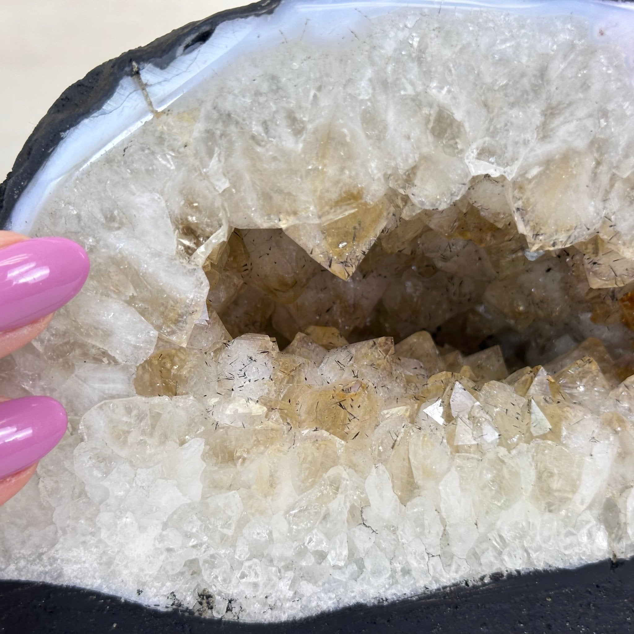Standard Plus Quality Citrine Cathedral, 9.3 lbs & 4.8" Tall 5603 - 0351 - Brazil GemsBrazil GemsStandard Plus Quality Citrine Cathedral, 9.3 lbs & 4.8" Tall 5603 - 0351Cathedrals5603 - 0351