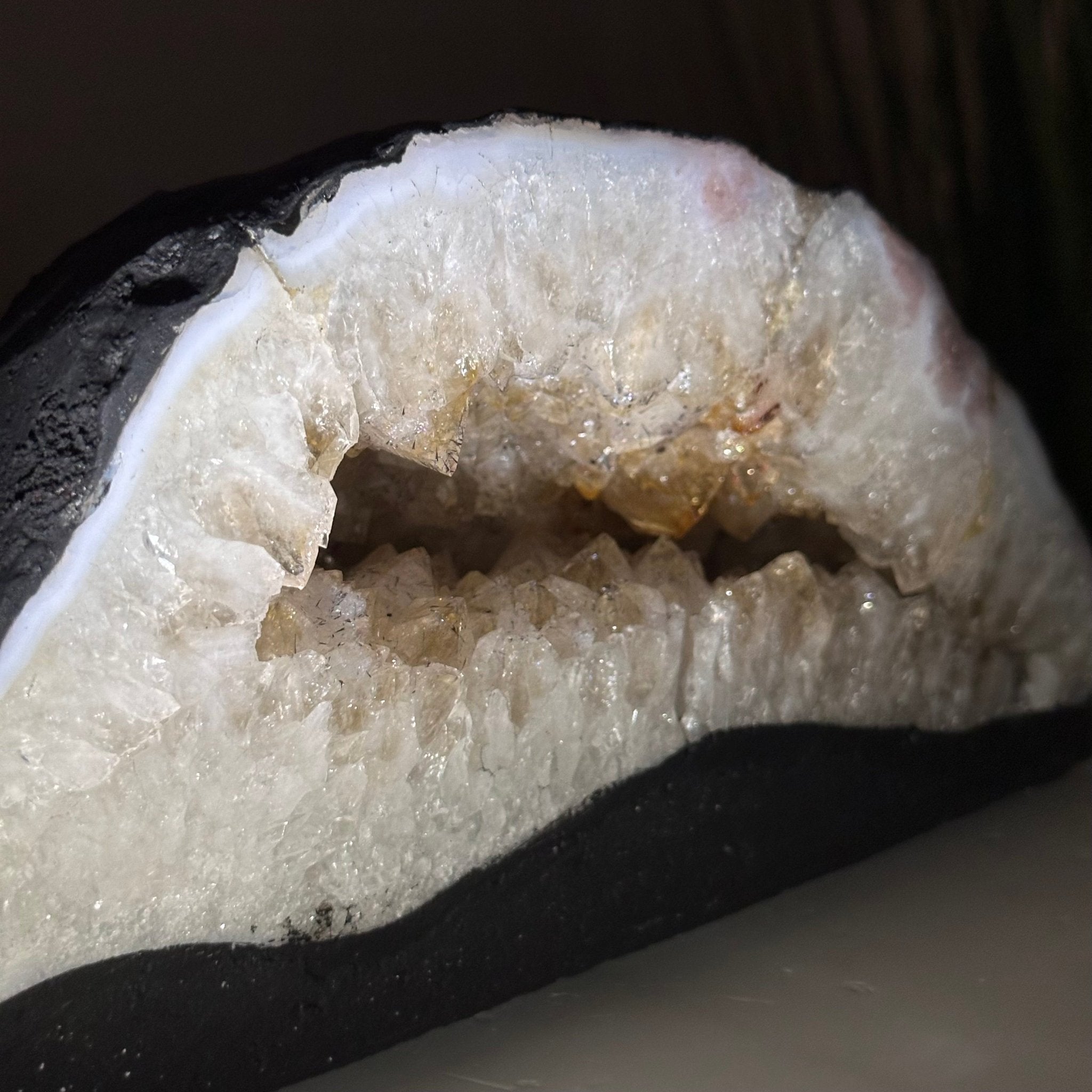 Standard Plus Quality Citrine Cathedral, 9.3 lbs & 4.8" Tall 5603 - 0351 - Brazil GemsBrazil GemsStandard Plus Quality Citrine Cathedral, 9.3 lbs & 4.8" Tall 5603 - 0351Cathedrals5603 - 0351