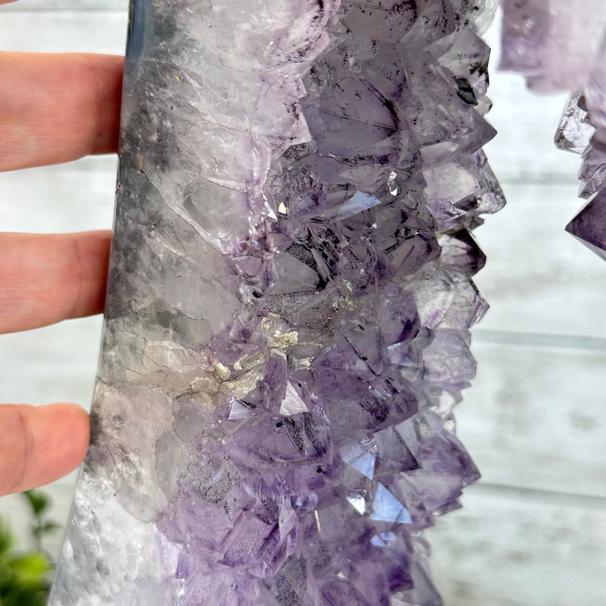 Standard Plus Quality Open 2 - Sided Amethyst Cathedral 15.8 lbs & 14" Tall #5605 - 0167 - Brazil GemsBrazil GemsStandard Plus Quality Open 2 - Sided Amethyst Cathedral 15.8 lbs & 14" Tall #5605 - 0167Open 2 - Sided Cathedrals5605 - 0167