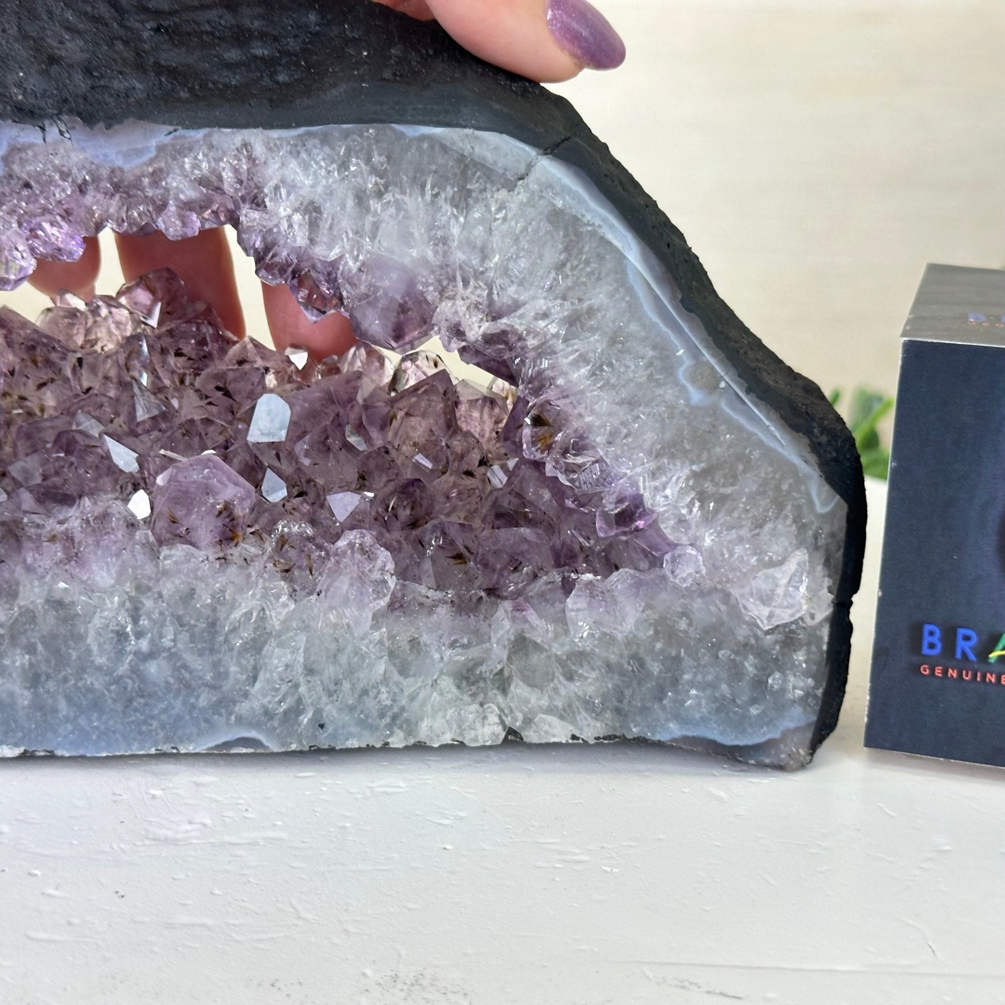 Standard Plus Quality Open 2 - Sided Amethyst Cathedral 2.8 lbs & 4.5" Tall #5605 - 0190 - Brazil GemsBrazil GemsStandard Plus Quality Open 2 - Sided Amethyst Cathedral 2.8 lbs & 4.5" Tall #5605 - 0190Open 2 - Sided Cathedrals5605 - 0190