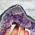 Standard Plus Quality Open 2 - Sided Amethyst Cathedral 7.3 lbs & 9.7" Tall #5605 - 0158 - Brazil GemsBrazil GemsStandard Plus Quality Open 2 - Sided Amethyst Cathedral 7.3 lbs & 9.7" Tall #5605 - 0158Open 2 - Sided Cathedrals5605 - 0158