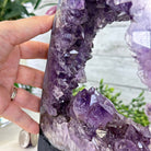 Standard Plus Quality Open 2 - Sided Amethyst Cathedral 7.3 lbs & 9.7" Tall #5605 - 0158 - Brazil GemsBrazil GemsStandard Plus Quality Open 2 - Sided Amethyst Cathedral 7.3 lbs & 9.7" Tall #5605 - 0158Open 2 - Sided Cathedrals5605 - 0158