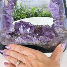 Standard Plus Quality Open 2 - Sided Amethyst Cathedral 7.3 lbs & 9.7" Tall #5605 - 0158 - Brazil GemsBrazil GemsStandard Plus Quality Open 2 - Sided Amethyst Cathedral 7.3 lbs & 9.7" Tall #5605 - 0158Open 2 - Sided Cathedrals5605 - 0158