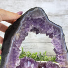 Standard Plus Quality Open 2 - Sided Amethyst Cathedral 7.3 lbs & 9.7" Tall #5605 - 0158 - Brazil GemsBrazil GemsStandard Plus Quality Open 2 - Sided Amethyst Cathedral 7.3 lbs & 9.7" Tall #5605 - 0158Open 2 - Sided Cathedrals5605 - 0158