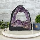 Standard Plus Quality Open 2 - Sided Amethyst Cathedral 7.3 lbs & 9.7" Tall #5605 - 0158 - Brazil GemsBrazil GemsStandard Plus Quality Open 2 - Sided Amethyst Cathedral 7.3 lbs & 9.7" Tall #5605 - 0158Open 2 - Sided Cathedrals5605 - 0158