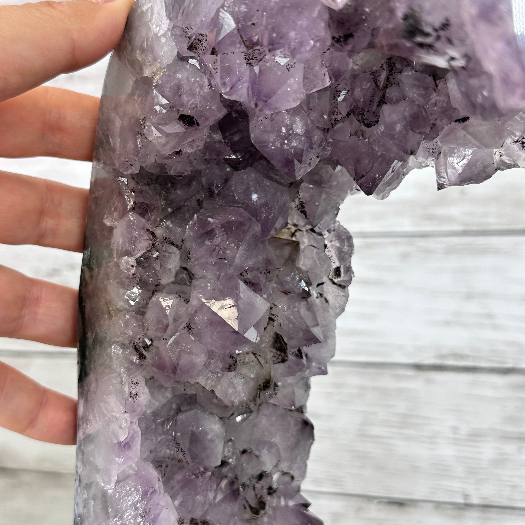 Standard Plus Quality Open 2-Sided Brazilian Amethyst Cathedral, 25.7 lbs, 17.25" tall, Model #5605-0130 by Brazil Gems - Brazil GemsBrazil GemsStandard Plus Quality Open 2-Sided Brazilian Amethyst Cathedral, 25.7 lbs, 17.25" tall, Model #5605-0130 by Brazil GemsOpen 2-Sided Cathedrals5605-0130