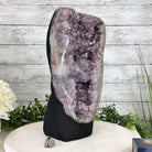 Standard Quality Amethyst Crystal on Cement Base, 21.9 lbs and 14" Tall #5614-0077 by Brazil Gems - Brazil GemsBrazil GemsStandard Quality Amethyst Crystal on Cement Base, 21.9 lbs and 14" Tall #5614-0077 by Brazil GemsClusters on Cement Bases5614-0077