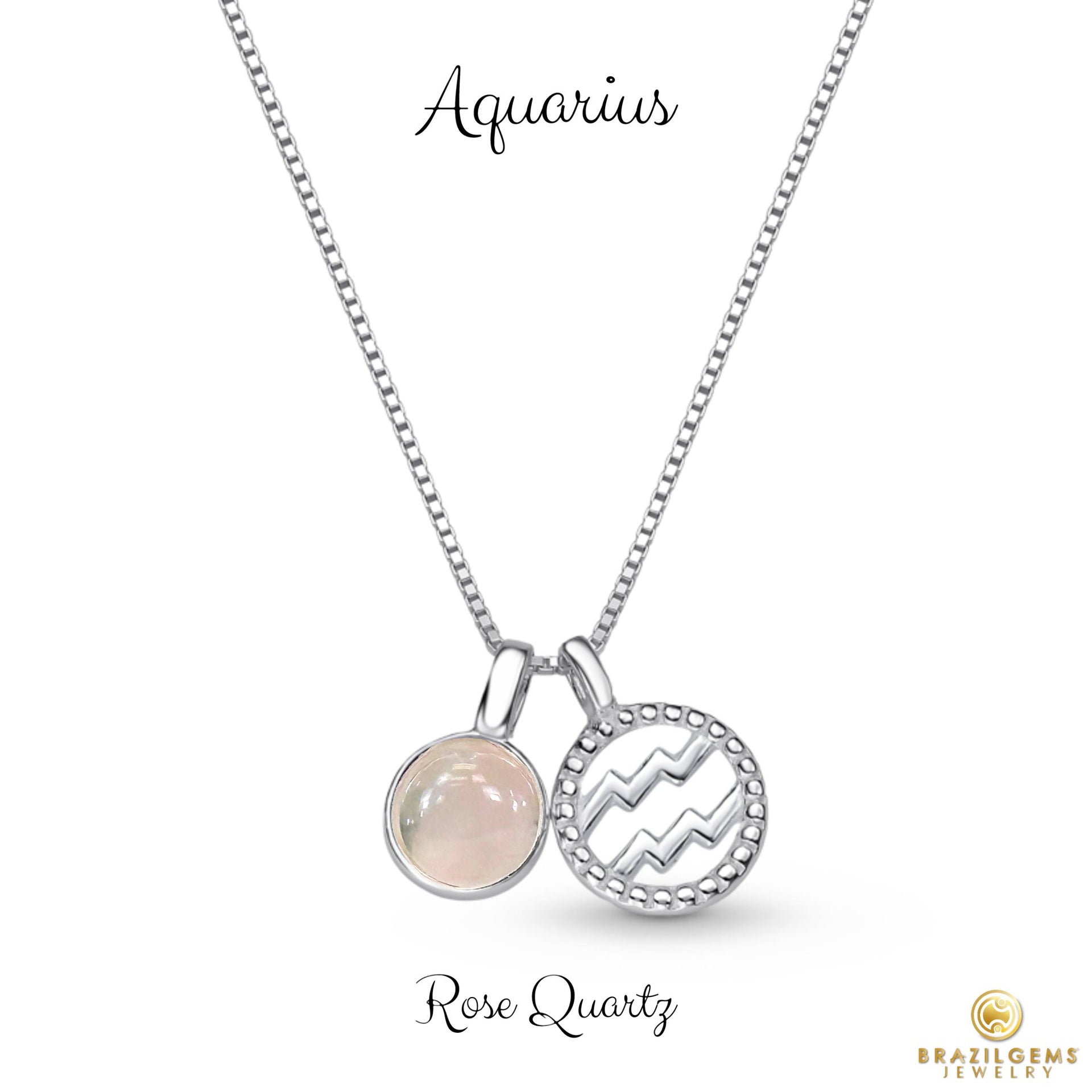 Pendentif Du Zodiaque Verseau (Aquarius) - Bijou Occasion - Pour Les Natifs Du 20 Janvier - 18 Février