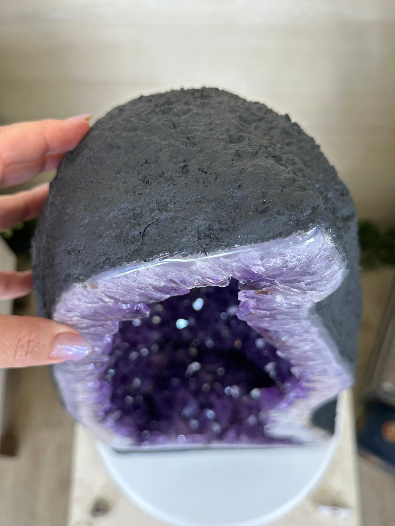 Super Quality Amethyst Cathedral, 110.3 lbs & 30.4 Inches Tall #5601 - 1494 - Brazil GemsBrazil GemsSuper Quality Amethyst Cathedral, 110.3 lbs & 30.4 Inches Tall #5601 - 1494Cathedrals5601 - 1494