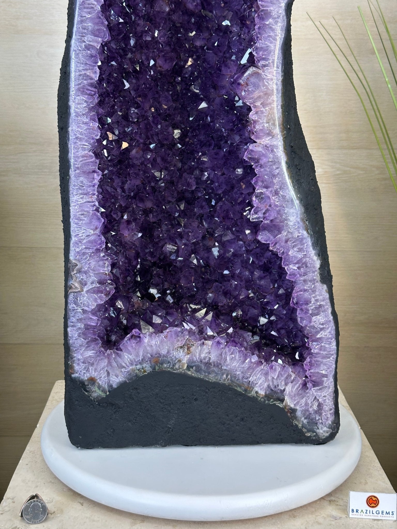 Super Quality Amethyst Cathedral, 110.3 lbs & 30.4 Inches Tall #5601 - 1494 - Brazil GemsBrazil GemsSuper Quality Amethyst Cathedral, 110.3 lbs & 30.4 Inches Tall #5601 - 1494Cathedrals5601 - 1494