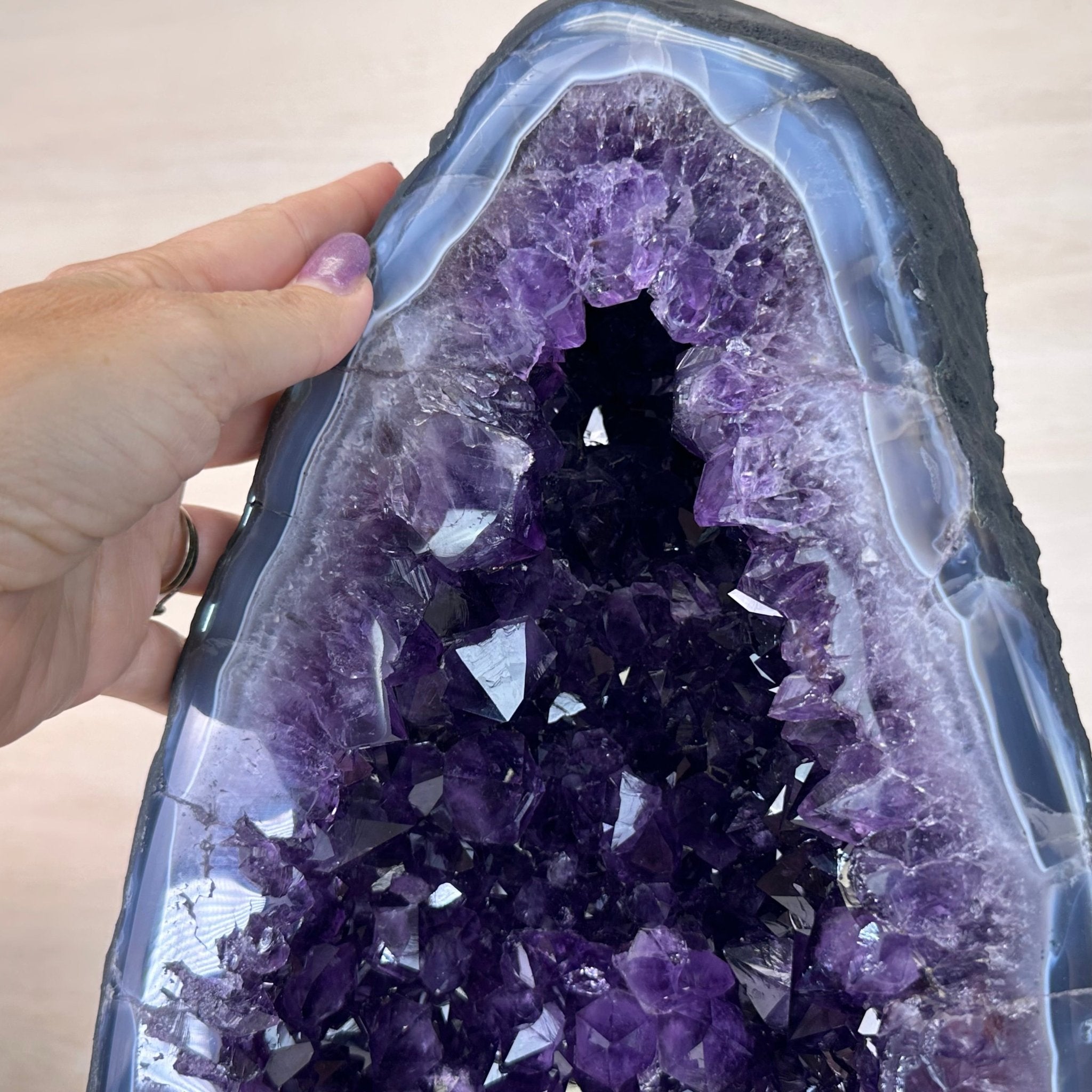 Super Quality Amethyst Cathedral, 59.4 lbs & 26.6" Tall #5601 - 1470 - Brazil GemsBrazil GemsSuper Quality Amethyst Cathedral, 59.4 lbs & 26.6" Tall #5601 - 1470Cathedrals5601 - 1470