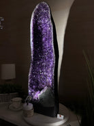 Super Quality Amethyst Cathedral, 86.4 lbs & 33.5" Tall #5601 - 1471 - Brazil GemsBrazil GemsSuper Quality Amethyst Cathedral, 86.4 lbs & 33.5" Tall #5601 - 1471Cathedrals5601 - 1471