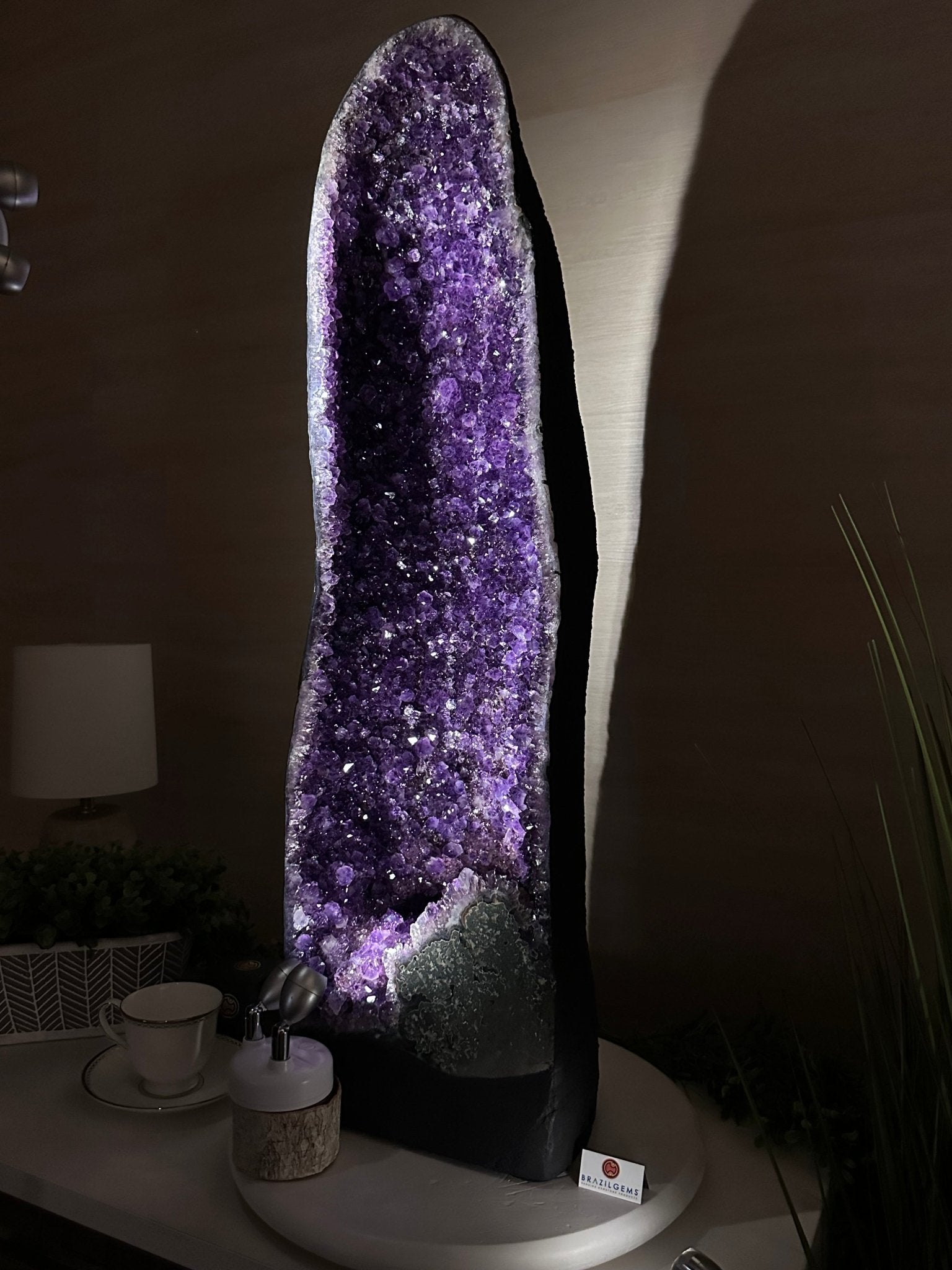 Super Quality Amethyst Cathedral, 86.4 lbs & 33.5" Tall #5601 - 1471 - Brazil GemsBrazil GemsSuper Quality Amethyst Cathedral, 86.4 lbs & 33.5" Tall #5601 - 1471Cathedrals5601 - 1471