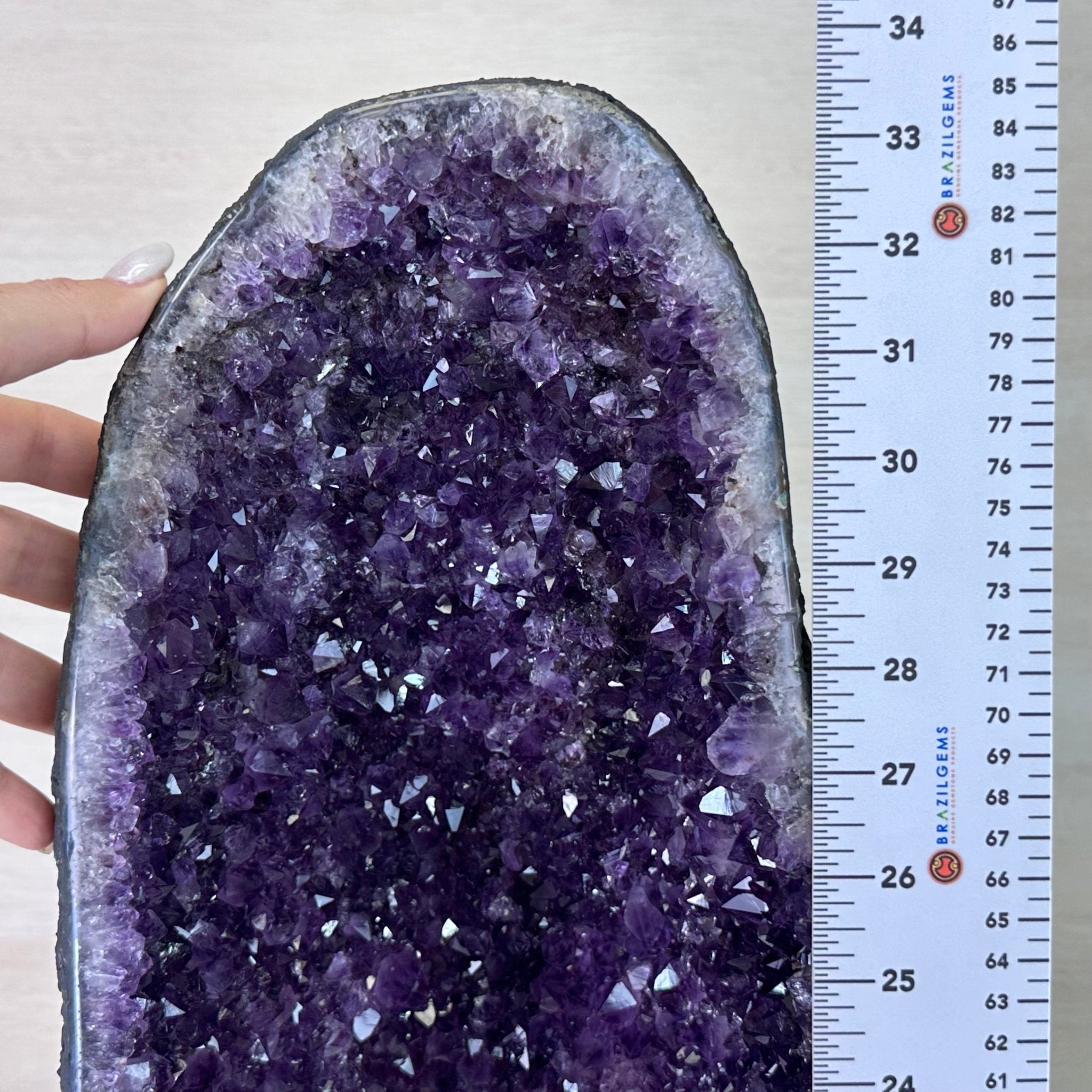 Super Quality Amethyst Cathedral, 86.4 lbs & 33.5" Tall #5601 - 1471 - Brazil GemsBrazil GemsSuper Quality Amethyst Cathedral, 86.4 lbs & 33.5" Tall #5601 - 1471Cathedrals5601 - 1471