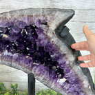 Super Quality Amethyst Cluster "Dolphin" on Metal Stand, 63.9 lbs & 22.1" tall #5491-0060 by Brazil Gems - Brazil GemsBrazil GemsSuper Quality Amethyst Cluster "Dolphin" on Metal Stand, 63.9 lbs & 22.1" tall #5491-0060 by Brazil GemsClusters on Fixed Bases5491-0060