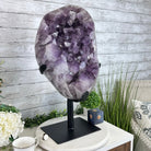 Super Quality Amethyst Cluster on a Metal Base, 76 lbs & 24.1" Tall #5491 - 0161 - Brazil GemsBrazil GemsSuper Quality Amethyst Cluster on a Metal Base, 76 lbs & 24.1" Tall #5491 - 0161Clusters on Fixed Bases5491 - 0161