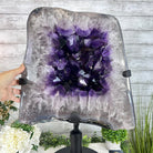 Super Quality Amethyst Cluster on Rotating Stand, 101.8 lbs & 26" Tall #5492 - 0032 - Brazil GemsBrazil GemsSuper Quality Amethyst Cluster on Rotating Stand, 101.8 lbs & 26" Tall #5492 - 0032Clusters on Rotating Bases5492 - 0032