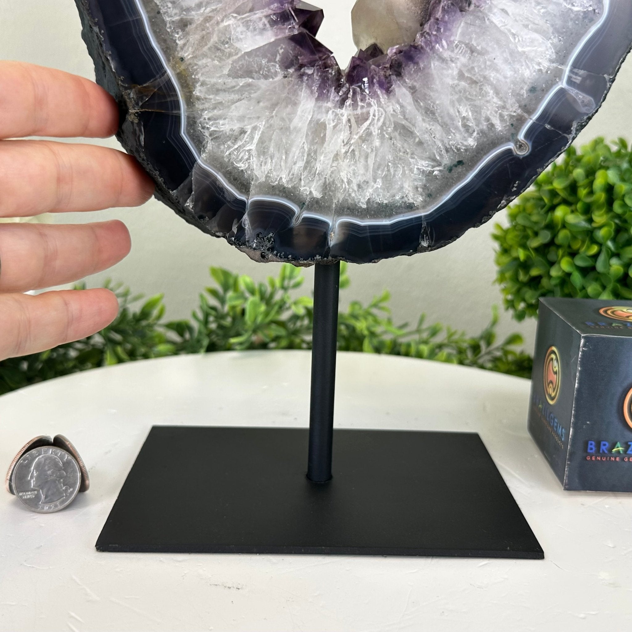 Super Quality Amethyst Portal, 11.4 lbs & 13.8" Tall #5606 - 0122 - Brazil GemsBrazil GemsSuper Quality Amethyst Portal, 11.4 lbs & 13.8" Tall #5606 - 0122Portals on Fixed Bases5606 - 0122