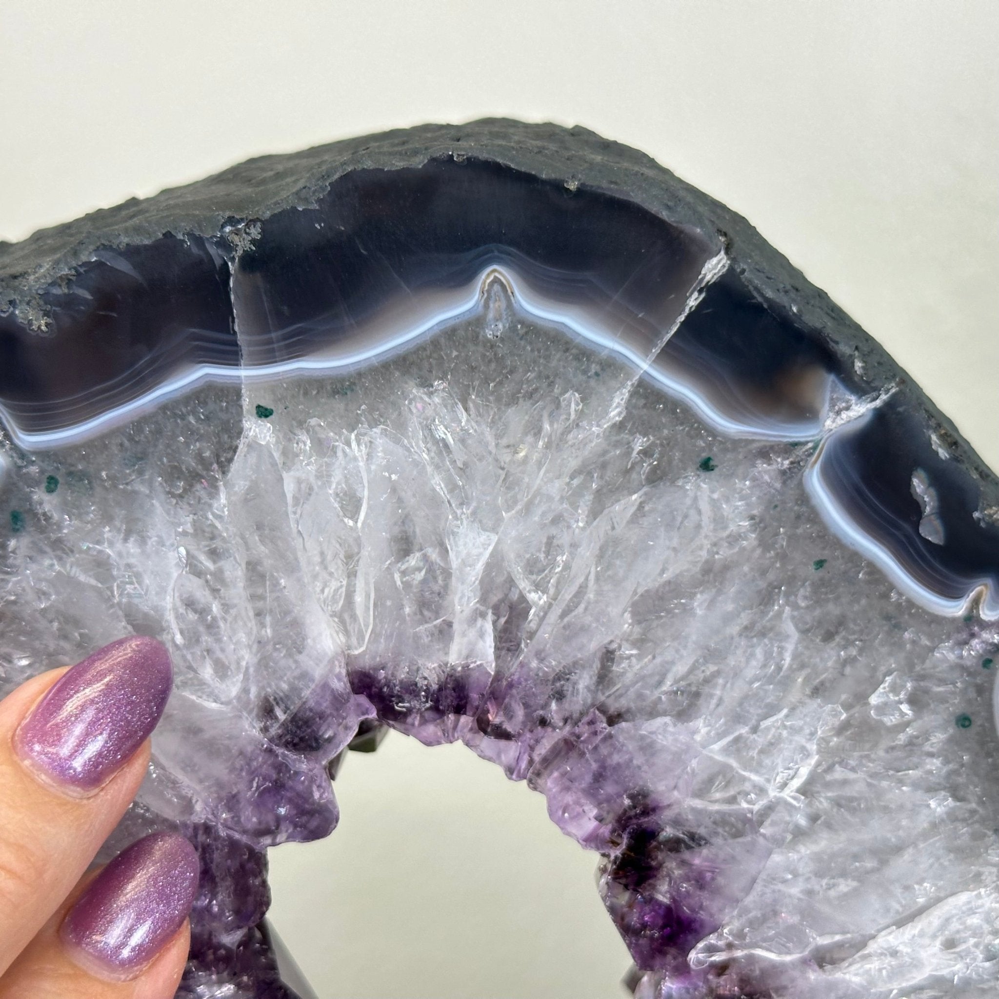 Super Quality Amethyst Portal, 11.4 lbs & 13.8" Tall #5606 - 0122 - Brazil GemsBrazil GemsSuper Quality Amethyst Portal, 11.4 lbs & 13.8" Tall #5606 - 0122Portals on Fixed Bases5606 - 0122