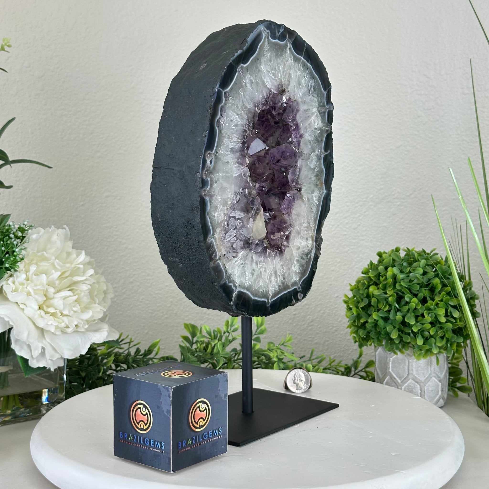 Super Quality Amethyst Portal, 11.4 lbs & 13.8" Tall #5606 - 0122 - Brazil GemsBrazil GemsSuper Quality Amethyst Portal, 11.4 lbs & 13.8" Tall #5606 - 0122Portals on Fixed Bases5606 - 0122