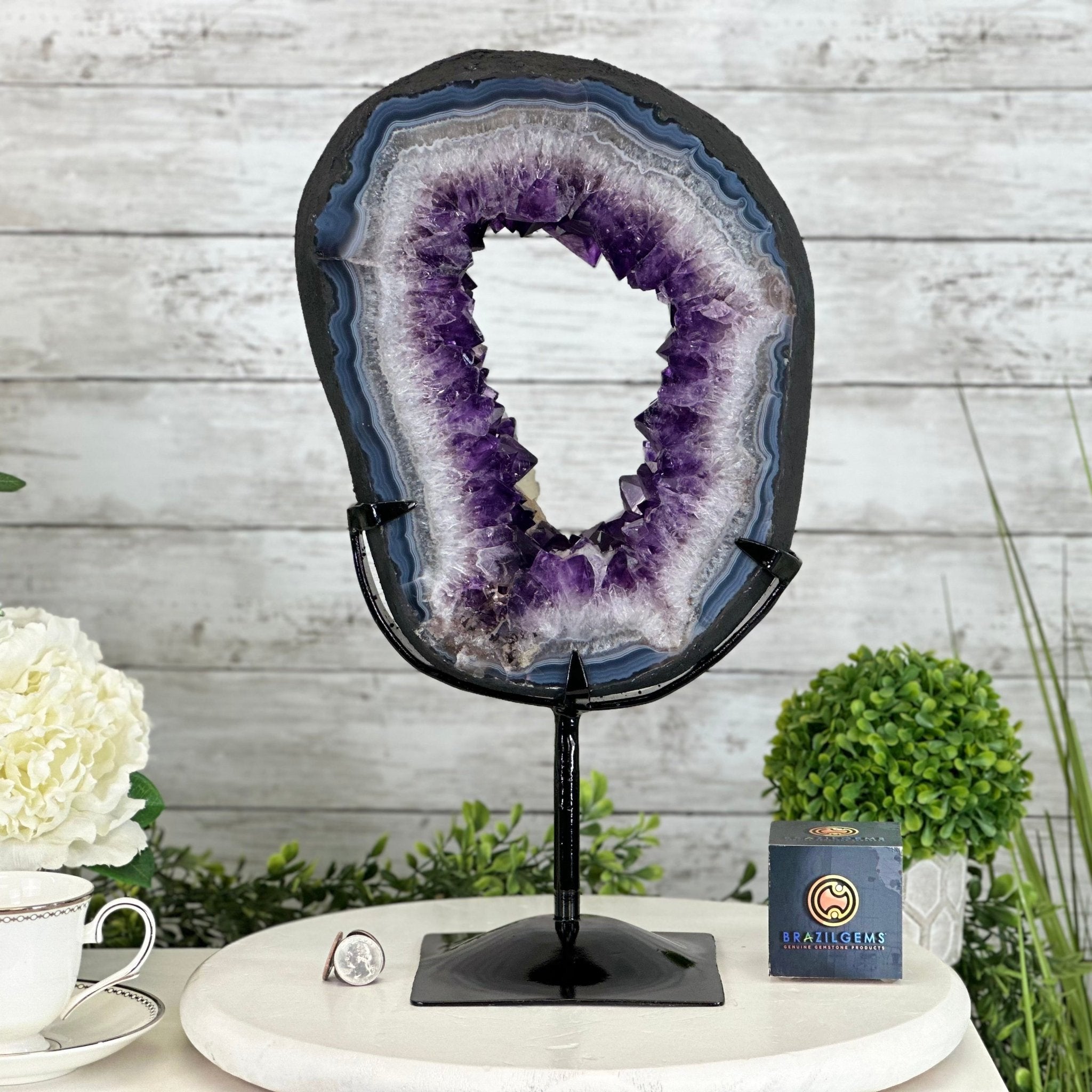 Amethyst Portal on a Stand Model by Brazil Gems® #5606-0098
