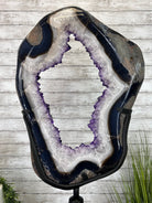 Super Quality Amethyst Portal, Rotating Stand, 185 lbs & 71" tall #5604-0130 - Brazil GemsBrazil GemsSuper Quality Amethyst Portal, Rotating Stand, 185 lbs & 71" tall #5604-0130Portals on Rotating Bases5604-0130