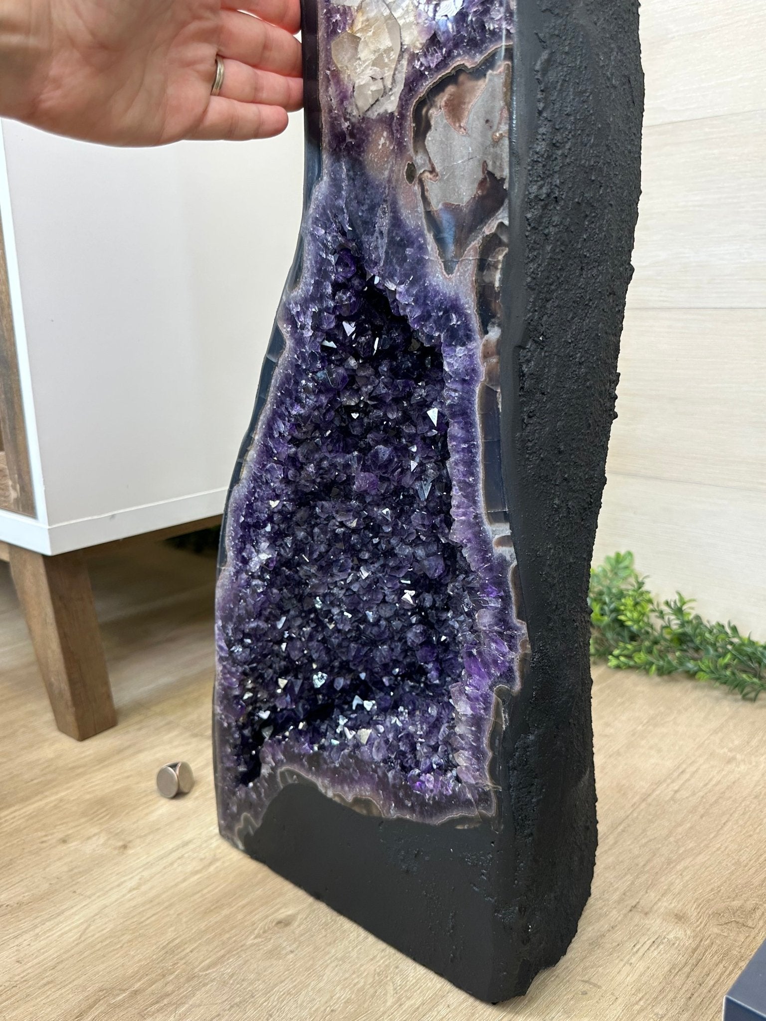Super Quality Brazilian Amethyst Cathedral, 101.4 lbs & 3 Feet 2 Inches Tall #5601 - 1487 - Brazil GemsBrazil GemsSuper Quality Brazilian Amethyst Cathedral, 101.4 lbs & 3 Feet 2 Inches Tall #5601 - 1487Cathedrals5601 - 1487