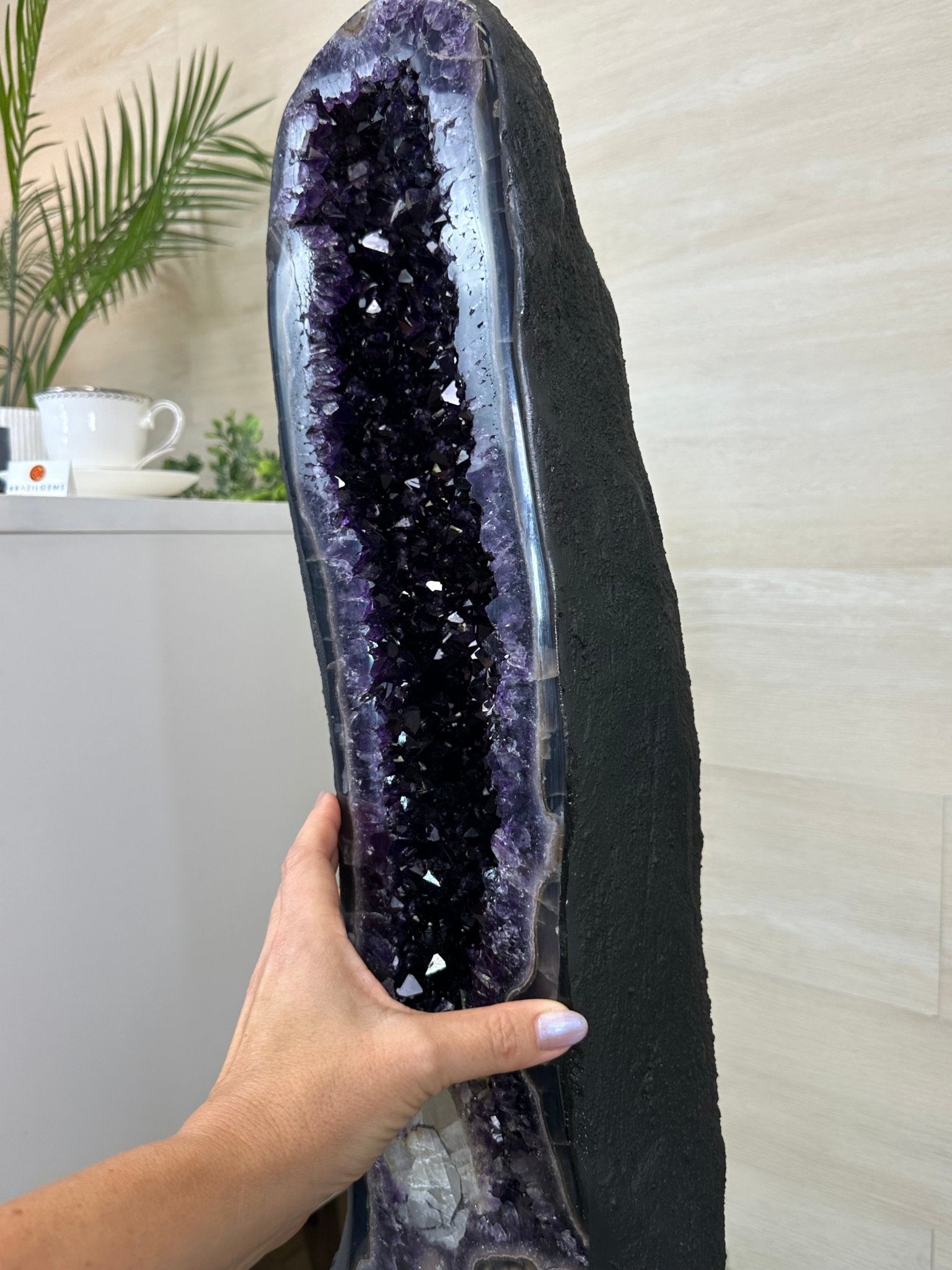 Super Quality Brazilian Amethyst Cathedral, 101.4 lbs & 3 Feet 2 Inches Tall #5601 - 1487 - Brazil GemsBrazil GemsSuper Quality Brazilian Amethyst Cathedral, 101.4 lbs & 3 Feet 2 Inches Tall #5601 - 1487Cathedrals5601 - 1487