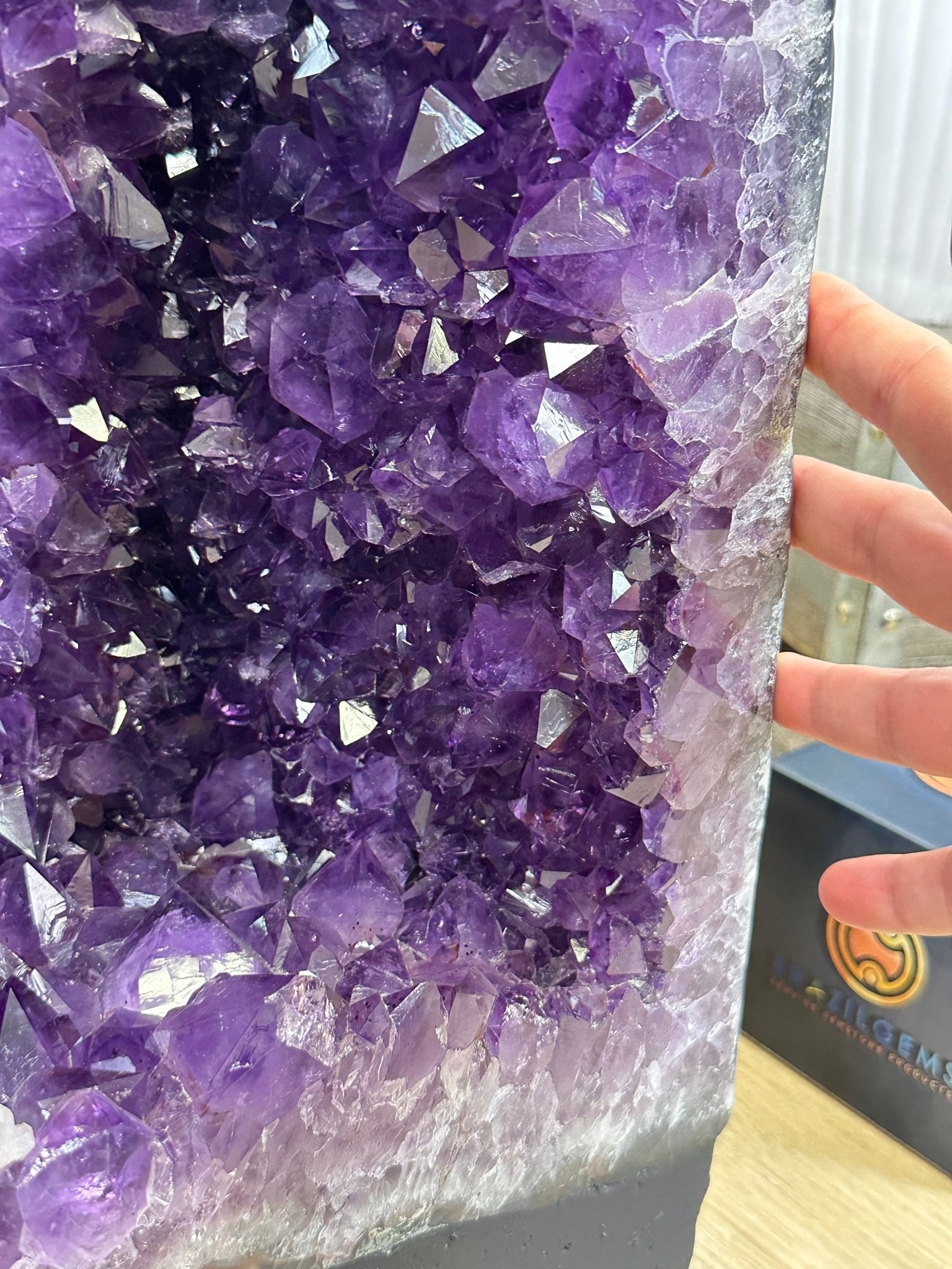 Super Quality Brazilian Amethyst Cathedral, 114.7 lbs & 41.8 Inches Tall #5601 - 1479 - Brazil GemsBrazil GemsSuper Quality Brazilian Amethyst Cathedral, 114.7 lbs & 41.8 Inches Tall #5601 - 1479Cathedrals5601 - 1479