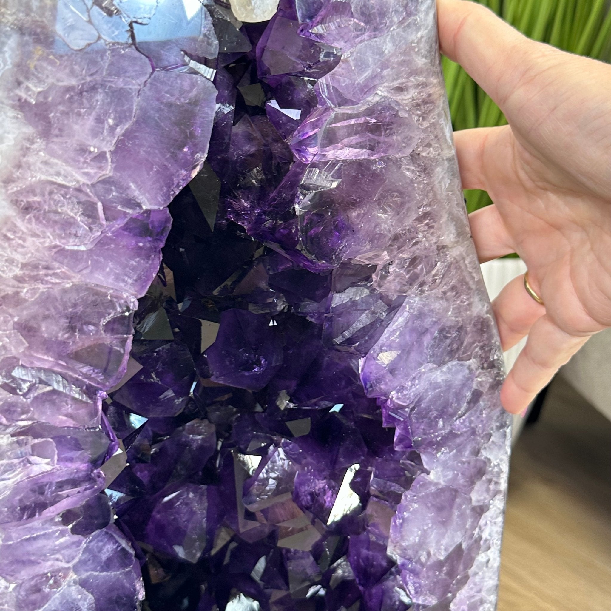 Super Quality Brazilian Amethyst Cathedral, 119.2 lbs & 26.1" Tall #5601 - 1329 - Brazil GemsBrazil GemsSuper Quality Brazilian Amethyst Cathedral, 119.2 lbs & 26.1" Tall #5601 - 1329Cathedrals5601 - 1329