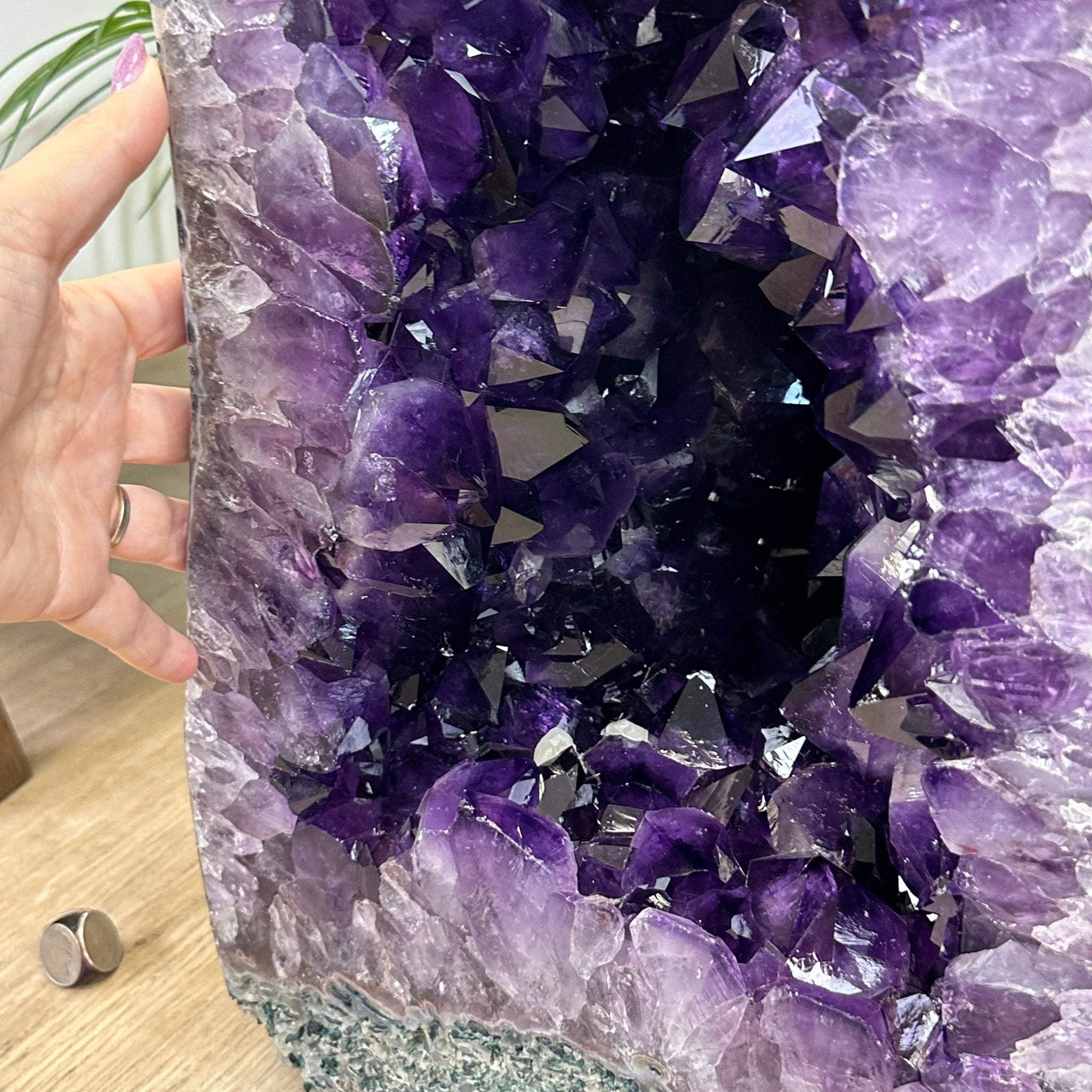 Super Quality Brazilian Amethyst Cathedral, 119.2 lbs & 26.1" Tall #5601 - 1329 - Brazil GemsBrazil GemsSuper Quality Brazilian Amethyst Cathedral, 119.2 lbs & 26.1" Tall #5601 - 1329Cathedrals5601 - 1329