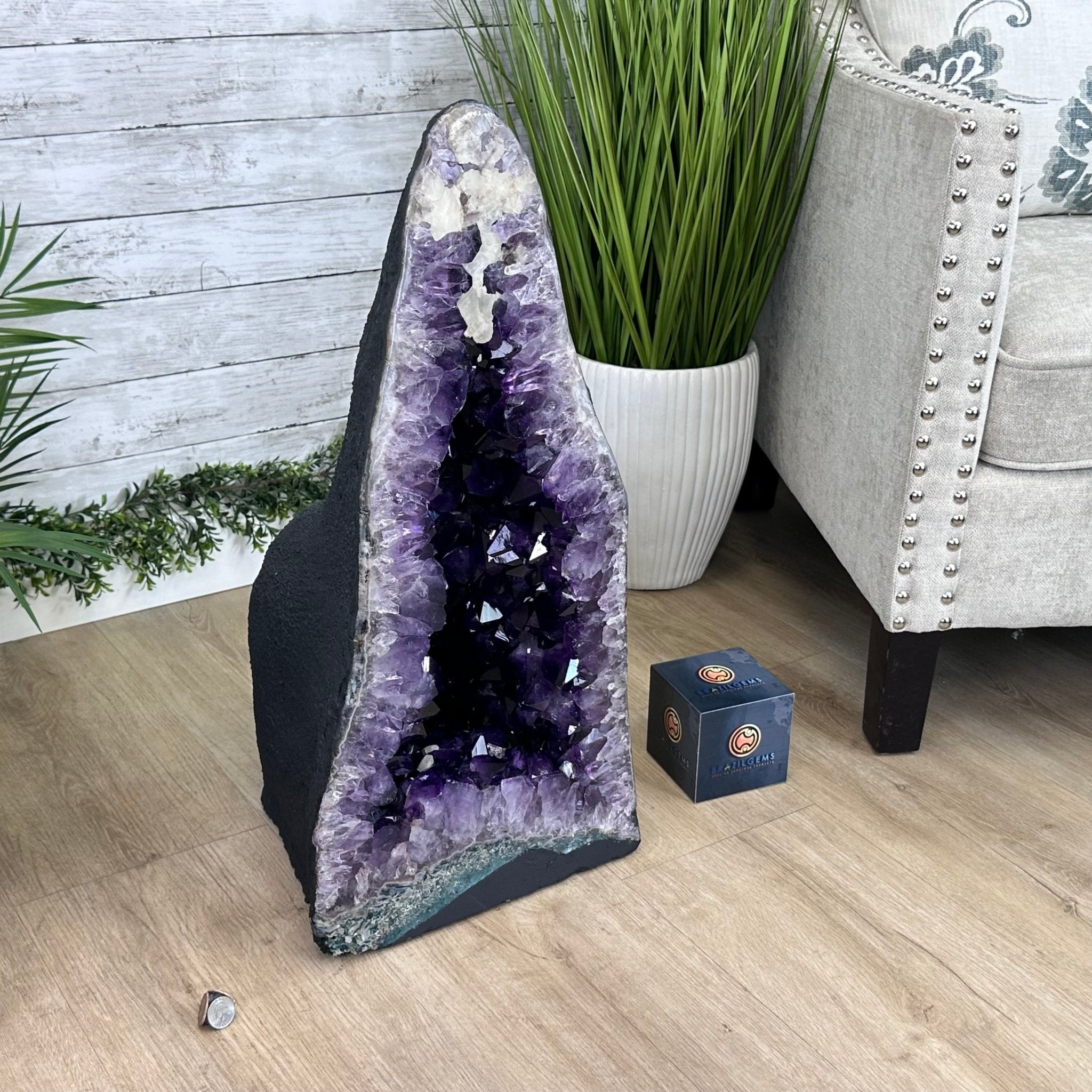 Super Quality Brazilian Amethyst Cathedral, 119.2 lbs & 26.1" Tall #5601 - 1329 - Brazil GemsBrazil GemsSuper Quality Brazilian Amethyst Cathedral, 119.2 lbs & 26.1" Tall #5601 - 1329Cathedrals5601 - 1329