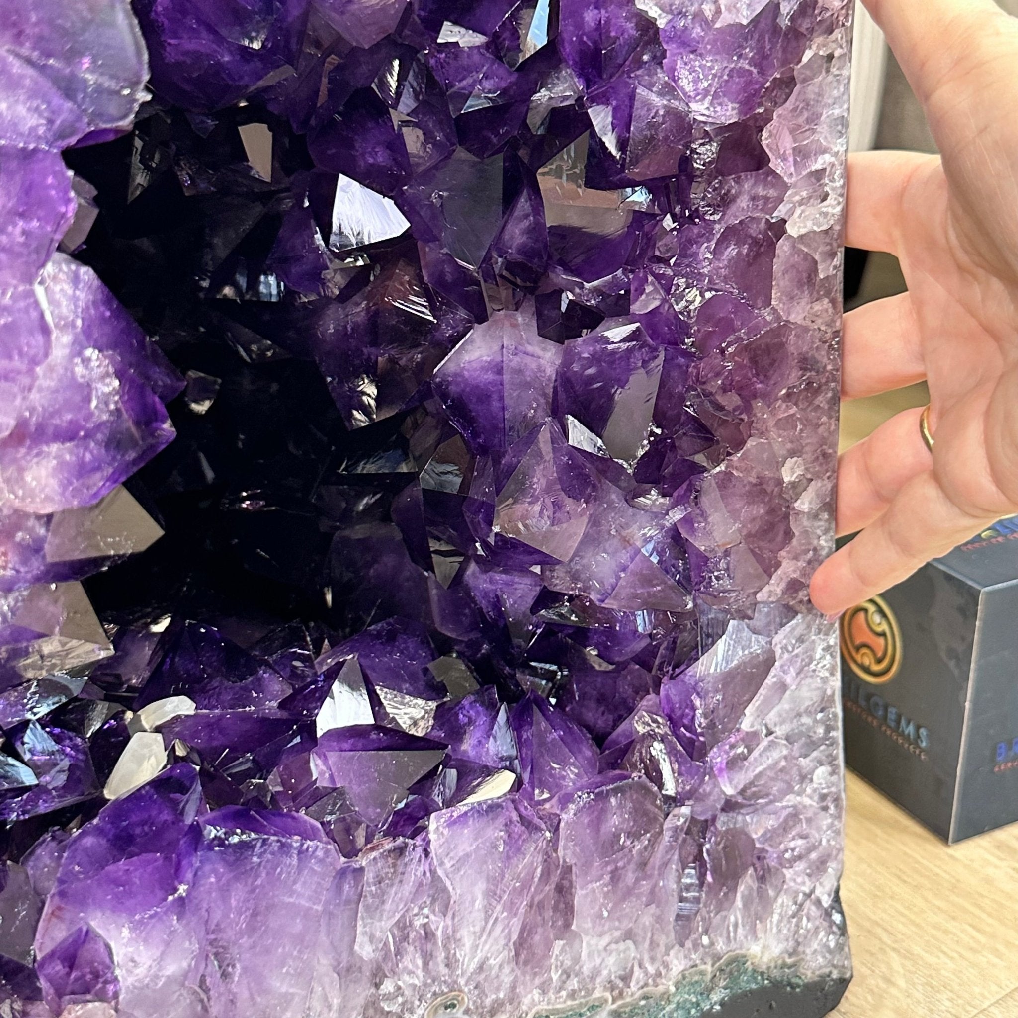 Super Quality Brazilian Amethyst Cathedral, 119.2 lbs & 26.1" Tall #5601 - 1329 - Brazil GemsBrazil GemsSuper Quality Brazilian Amethyst Cathedral, 119.2 lbs & 26.1" Tall #5601 - 1329Cathedrals5601 - 1329