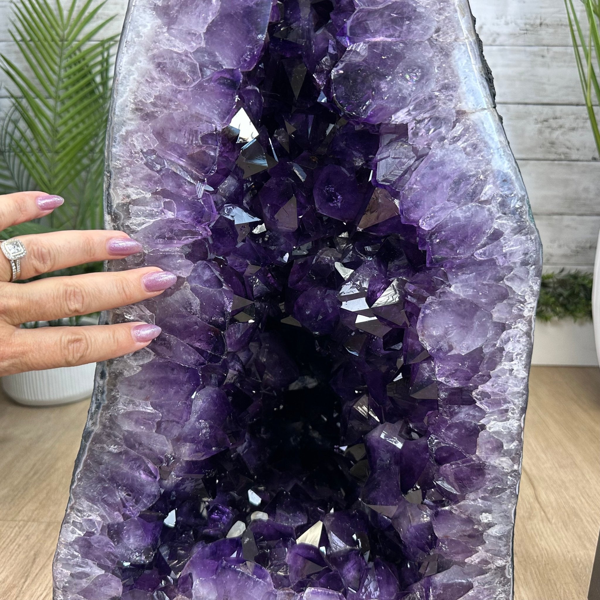 Super Quality Brazilian Amethyst Cathedral, 119.2 lbs & 26.1" Tall #5601 - 1329 - Brazil GemsBrazil GemsSuper Quality Brazilian Amethyst Cathedral, 119.2 lbs & 26.1" Tall #5601 - 1329Cathedrals5601 - 1329