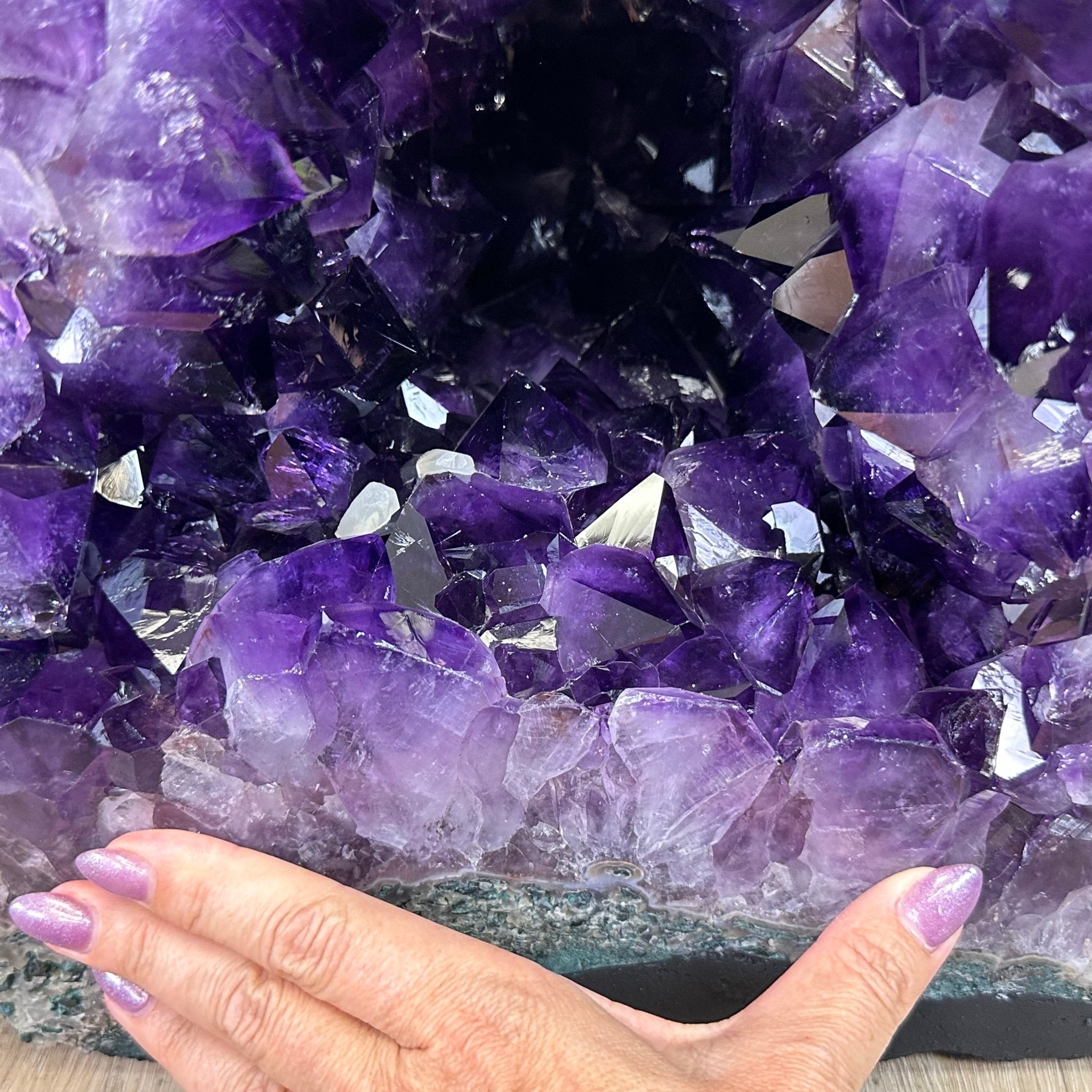 Super Quality Brazilian Amethyst Cathedral, 119.2 lbs & 26.1" Tall #5601 - 1329 - Brazil GemsBrazil GemsSuper Quality Brazilian Amethyst Cathedral, 119.2 lbs & 26.1" Tall #5601 - 1329Cathedrals5601 - 1329