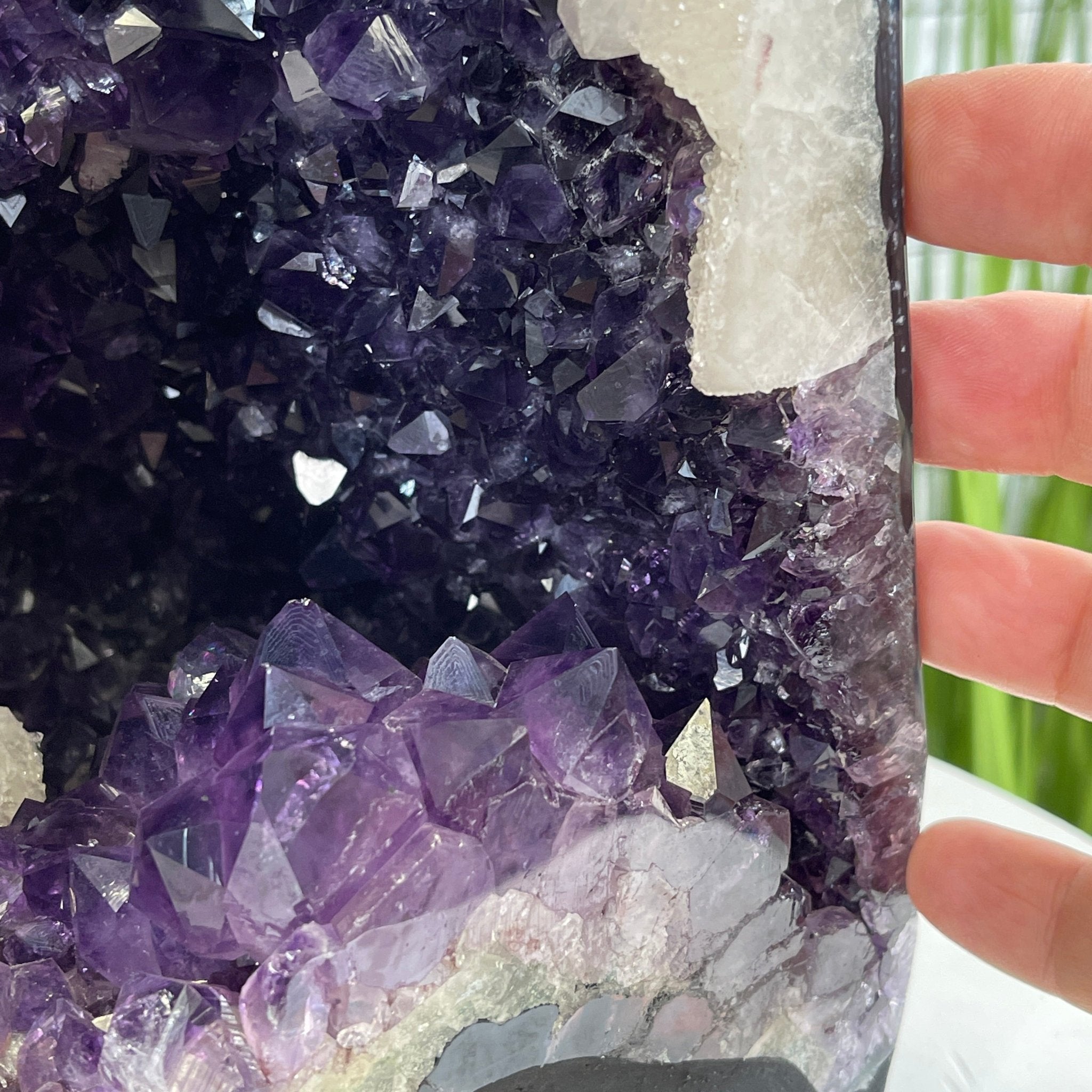 Super Quality Brazilian Amethyst Cathedral, 13 lbs & 10.8" Tall #5601-1111 by Brazil Gems - Brazil GemsBrazil GemsSuper Quality Brazilian Amethyst Cathedral, 13 lbs & 10.8" Tall #5601-1111 by Brazil GemsCathedrals5601-1111