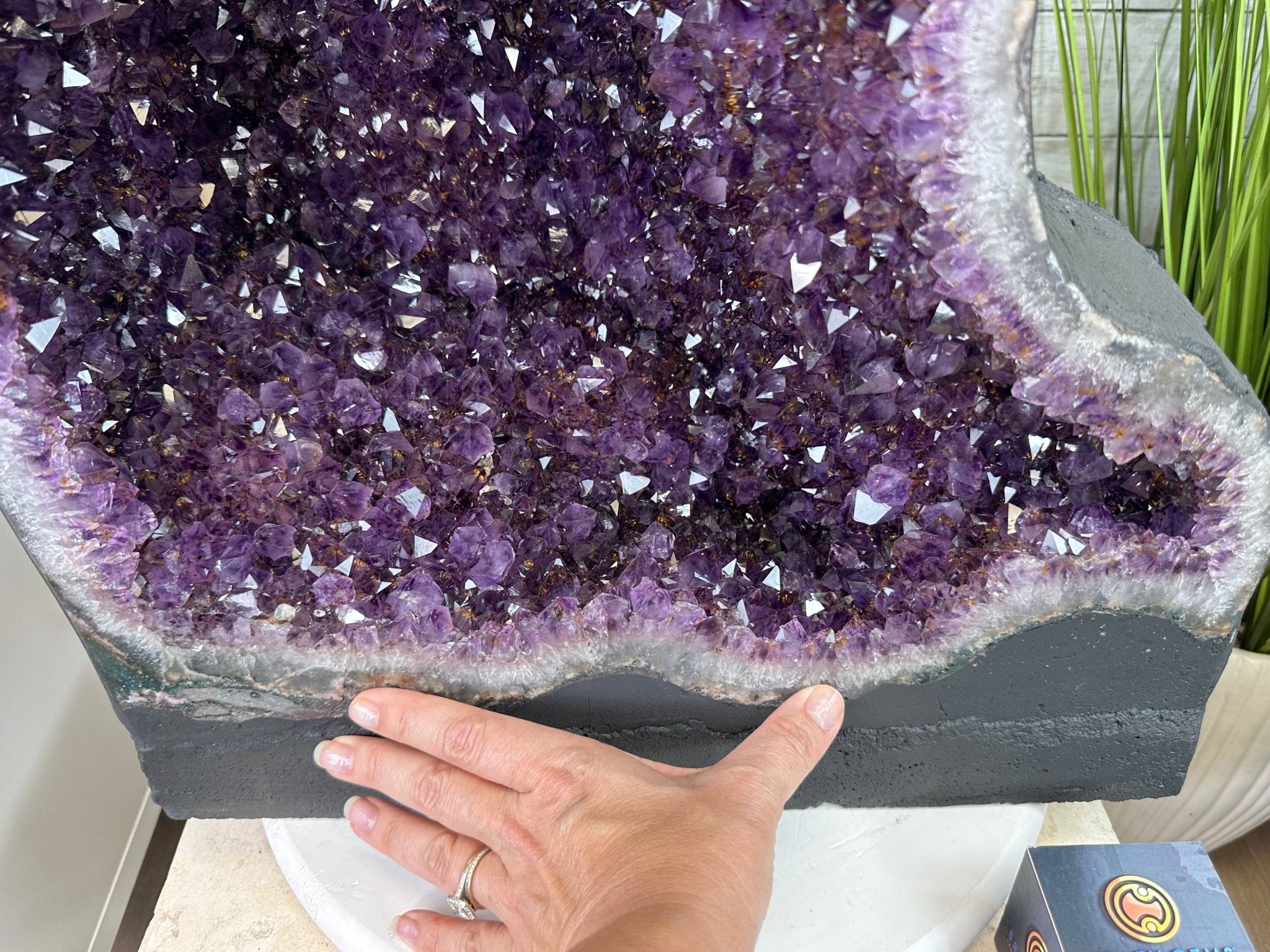Super Quality Brazilian Amethyst Cathedral, 132 lbs & 28.4" Tall, Model #5601-1302 by Brazil Gems - Brazil GemsBrazil GemsSuper Quality Brazilian Amethyst Cathedral, 132 lbs & 28.4" Tall, Model #5601-1302 by Brazil GemsCathedrals5601-1302