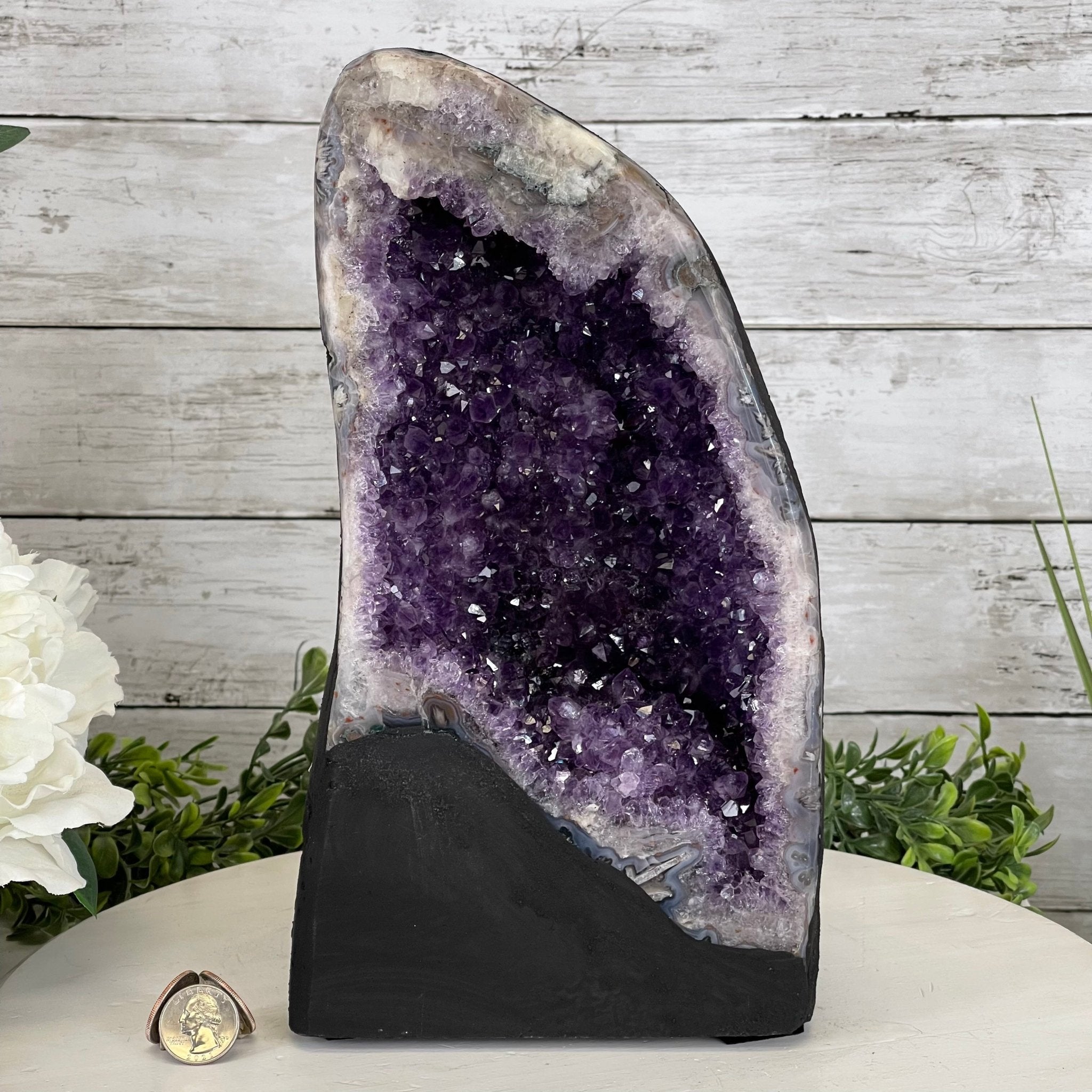 Super Quality Brazilian Amethyst Cathedral, 13.8 lbs & 12" Tall #5601-1024 by Brazil Gems - Brazil GemsBrazil GemsSuper Quality Brazilian Amethyst Cathedral, 13.8 lbs & 12" Tall #5601-1024 by Brazil GemsCathedrals5601-1024
