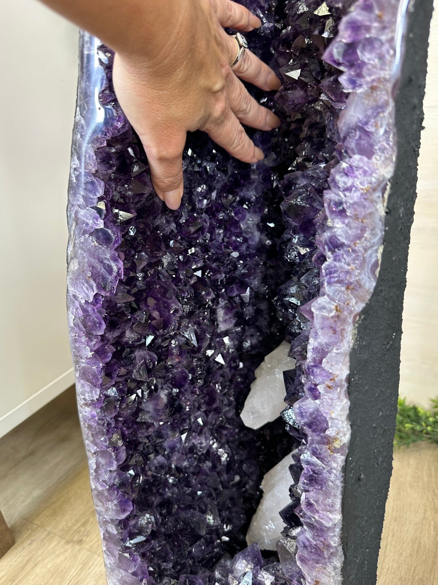 Super Quality Brazilian Amethyst Cathedral, 145.5 lbs & 4 Feet 2.8 Inches Tall #5601 - 1480 - Brazil GemsBrazil GemsSuper Quality Brazilian Amethyst Cathedral, 145.5 lbs & 4 Feet 2.8 Inches Tall #5601 - 1480Cathedrals5601 - 1480