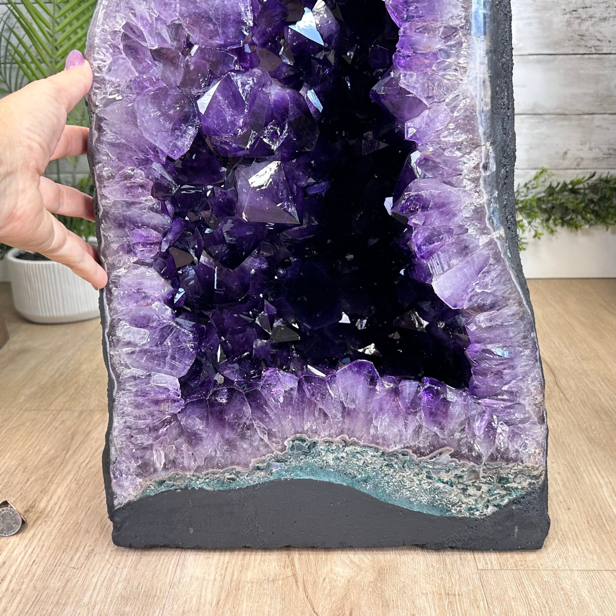 Super Quality Brazilian Amethyst Cathedral, 160.7 lbs & 28.1" Tall #5601 - 1330 - Brazil GemsBrazil GemsSuper Quality Brazilian Amethyst Cathedral, 160.7 lbs & 28.1" Tall #5601 - 1330Cathedrals5601 - 1330