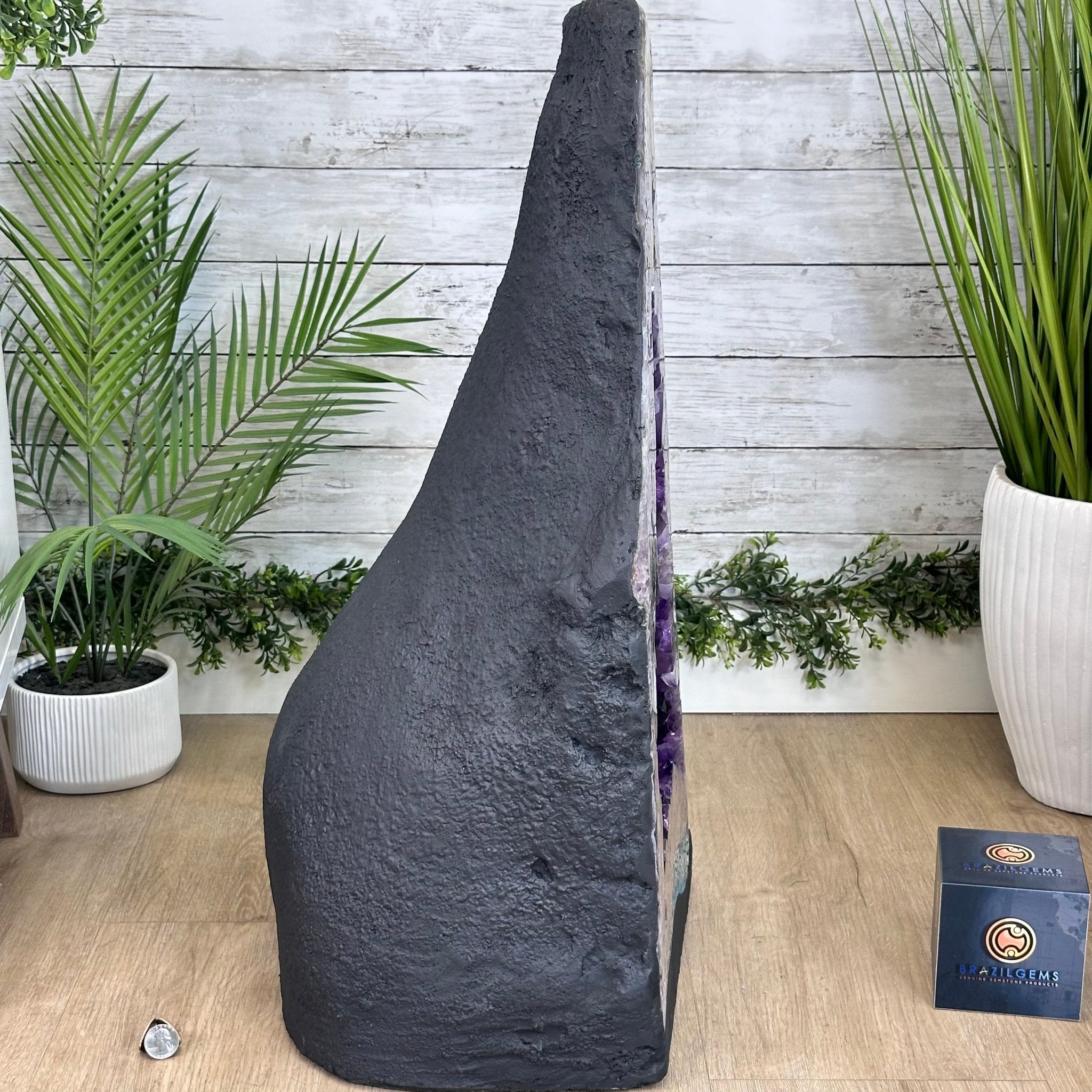 Super Quality Brazilian Amethyst Cathedral, 160.7 lbs & 28.1" Tall #5601 - 1330 - Brazil GemsBrazil GemsSuper Quality Brazilian Amethyst Cathedral, 160.7 lbs & 28.1" Tall #5601 - 1330Cathedrals5601 - 1330