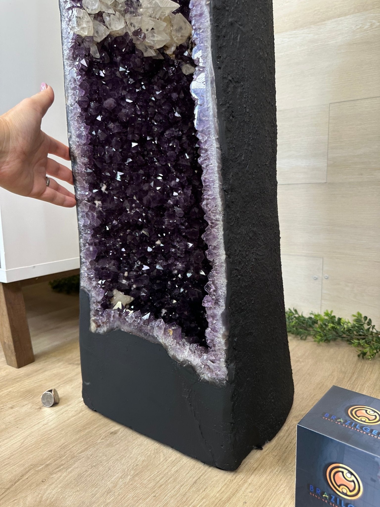 Super Quality Brazilian Amethyst Cathedral, 163.2 lbs & 3 Feet 6 Inches Tall #5601 - 1483 - Brazil GemsBrazil GemsSuper Quality Brazilian Amethyst Cathedral, 163.2 lbs & 3 Feet 6 Inches Tall #5601 - 1483Cathedrals5601 - 1483