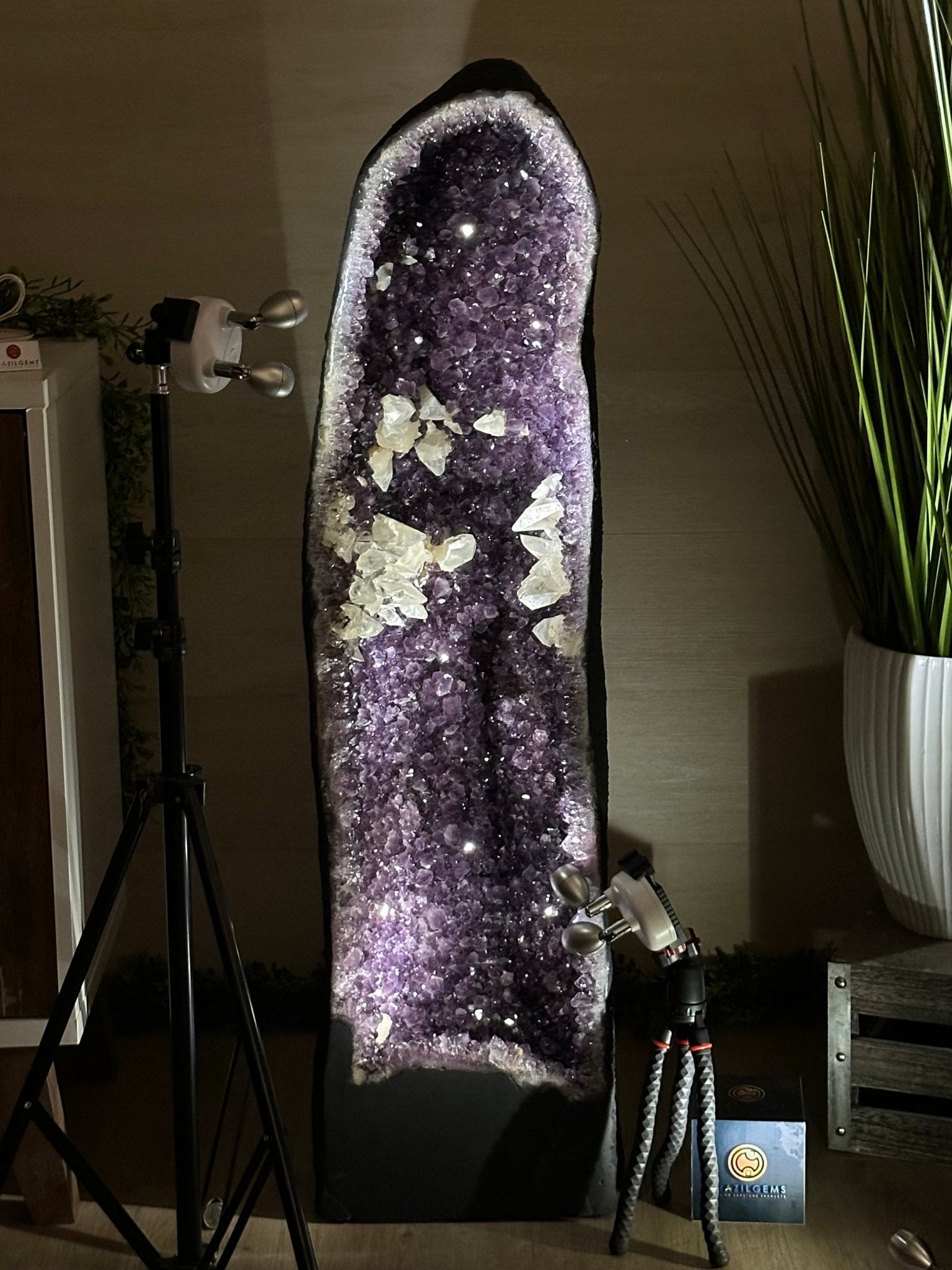 Super Quality Brazilian Amethyst Cathedral, 163.2 lbs & 3 Feet 6 Inches Tall #5601 - 1483 - Brazil GemsBrazil GemsSuper Quality Brazilian Amethyst Cathedral, 163.2 lbs & 3 Feet 6 Inches Tall #5601 - 1483Cathedrals5601 - 1483