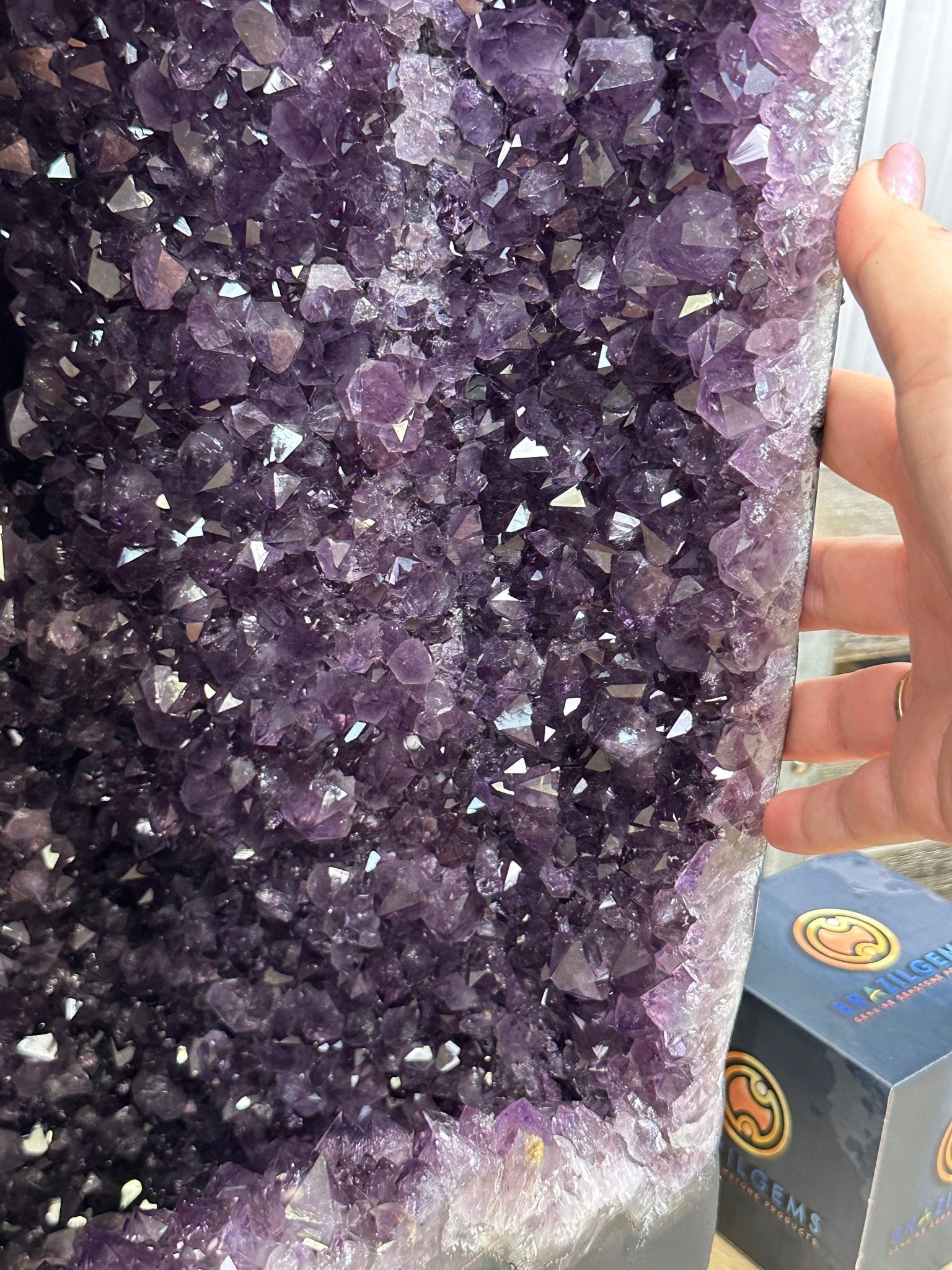 Super Quality Brazilian Amethyst Cathedral, 163.2 lbs & 3 Feet 6 Inches Tall #5601 - 1483 - Brazil GemsBrazil GemsSuper Quality Brazilian Amethyst Cathedral, 163.2 lbs & 3 Feet 6 Inches Tall #5601 - 1483Cathedrals5601 - 1483