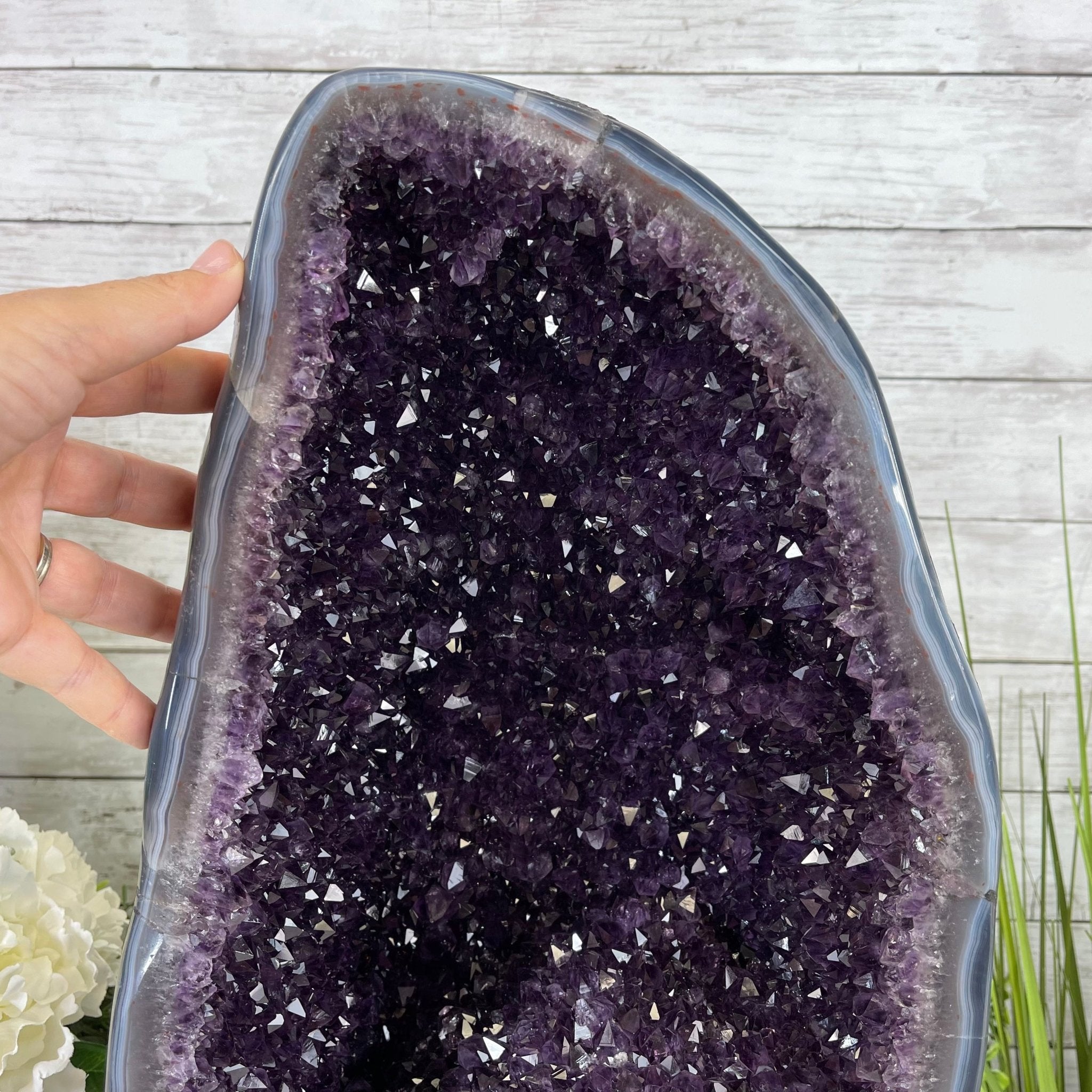 Super Quality Brazilian Amethyst Cathedral, 17” tall & 48.2 lbs #5601-1129 by Brazil Gems - Brazil GemsBrazil GemsSuper Quality Brazilian Amethyst Cathedral, 17” tall & 48.2 lbs #5601-1129 by Brazil GemsCathedrals5601-1129