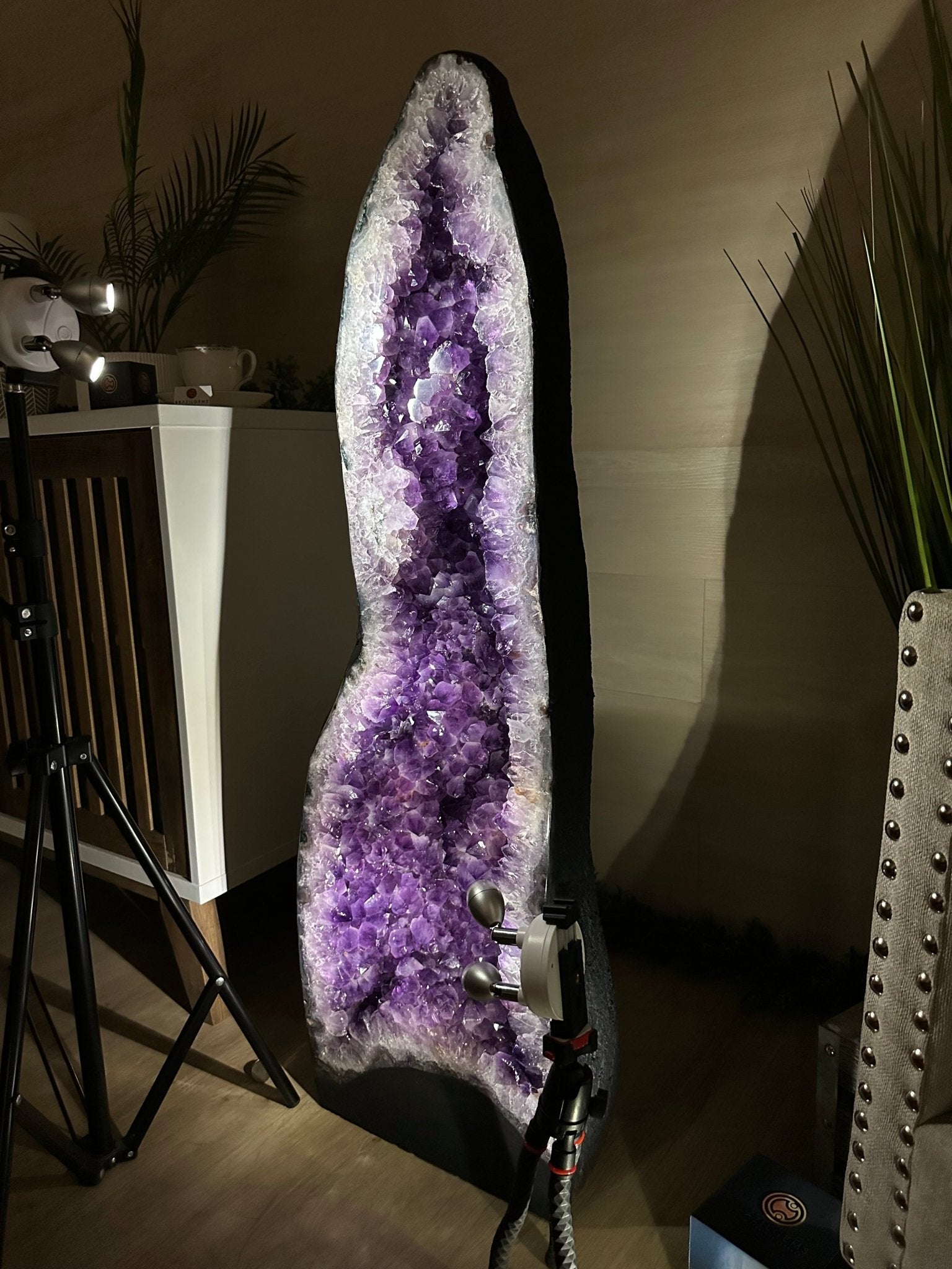 Super Quality Brazilian Amethyst Cathedral, 180.8 lbs & 3 Feet 5.1 Inches Tall #5601 - 1489 - Brazil GemsBrazil GemsSuper Quality Brazilian Amethyst Cathedral, 180.8 lbs & 3 Feet 5.1 Inches Tall #5601 - 1489Cathedrals5601 - 1489