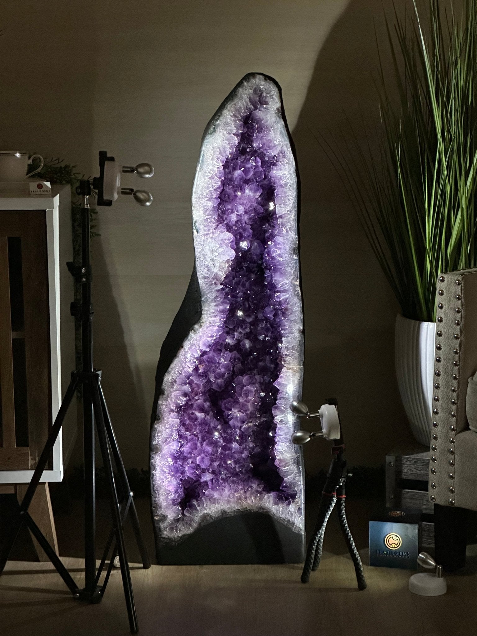 Super Quality Brazilian Amethyst Cathedral, 180.8 lbs & 3 Feet 5.1 Inches Tall #5601 - 1489 - Brazil GemsBrazil GemsSuper Quality Brazilian Amethyst Cathedral, 180.8 lbs & 3 Feet 5.1 Inches Tall #5601 - 1489Cathedrals5601 - 1489