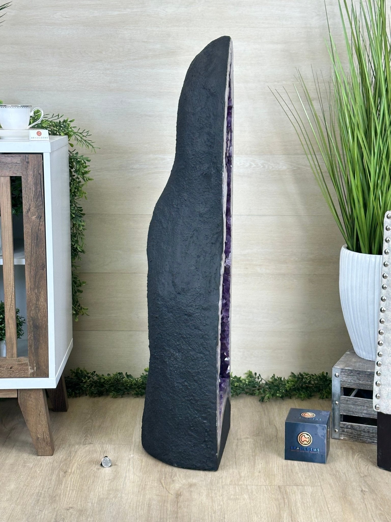 Super Quality Brazilian Amethyst Cathedral, 180.8 lbs & 3 Feet 5.1 Inches Tall #5601 - 1489 - Brazil GemsBrazil GemsSuper Quality Brazilian Amethyst Cathedral, 180.8 lbs & 3 Feet 5.1 Inches Tall #5601 - 1489Cathedrals5601 - 1489